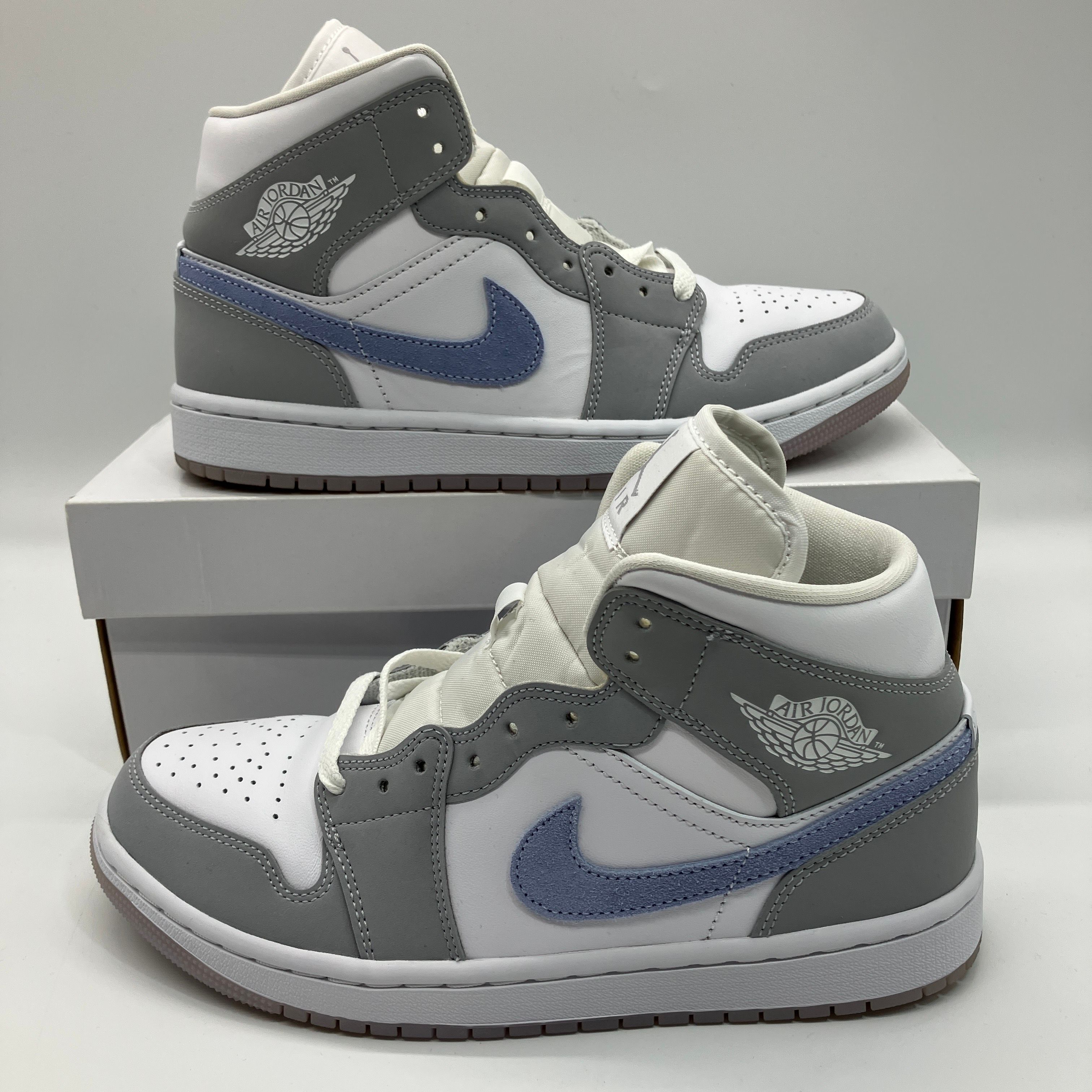 Nike Women's Air Jordan 1 Mid "Wolf Grey"