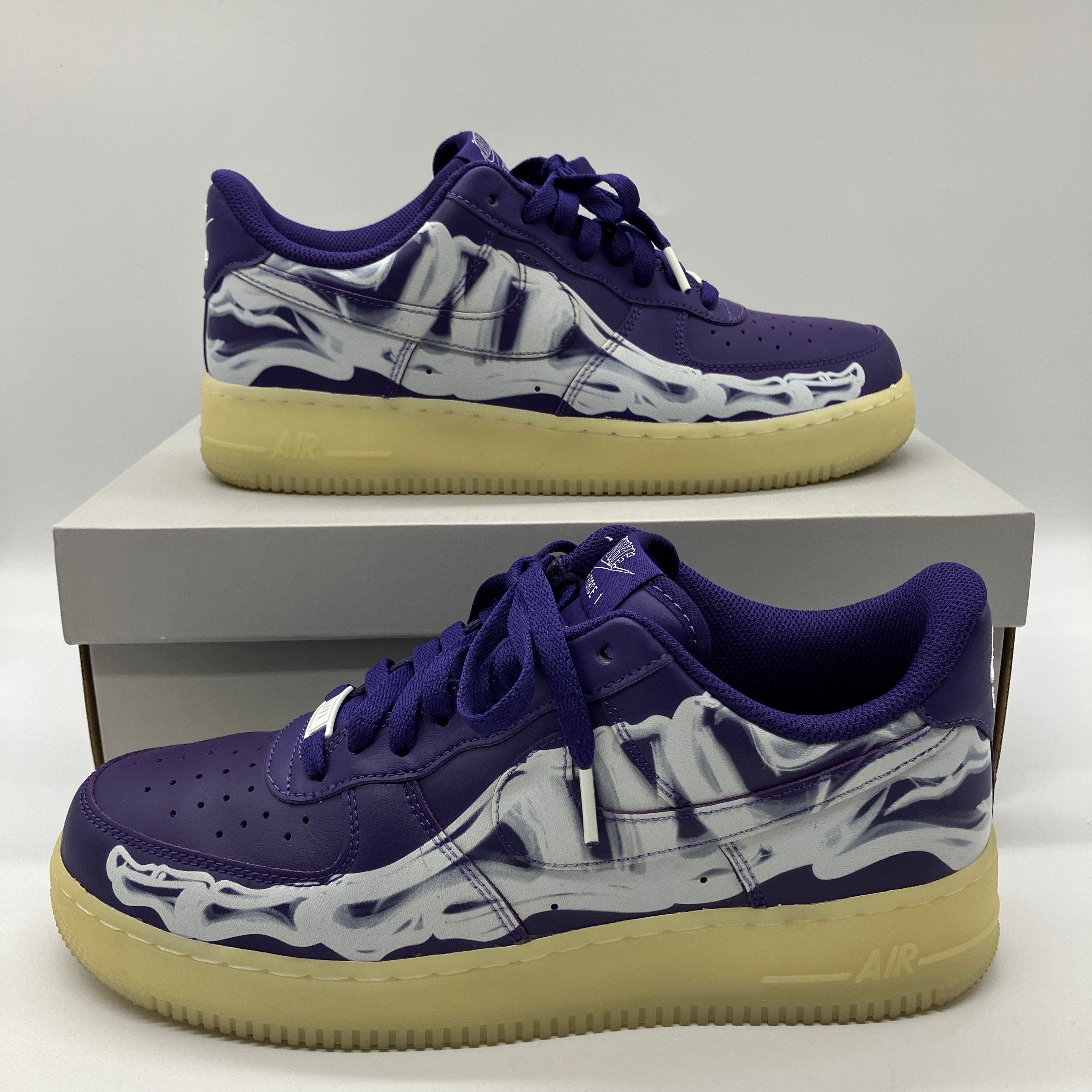 Nike Air Force 1 "Purple Skeleton"