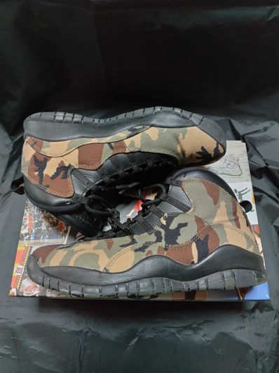 Nike Air Jordan 10 "Woodlamd Camo"