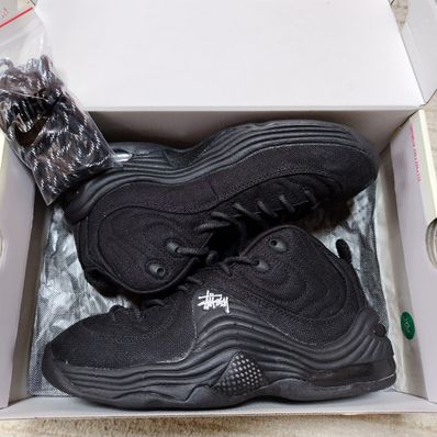 Stussy × Nike Air Penny 2 "Black"