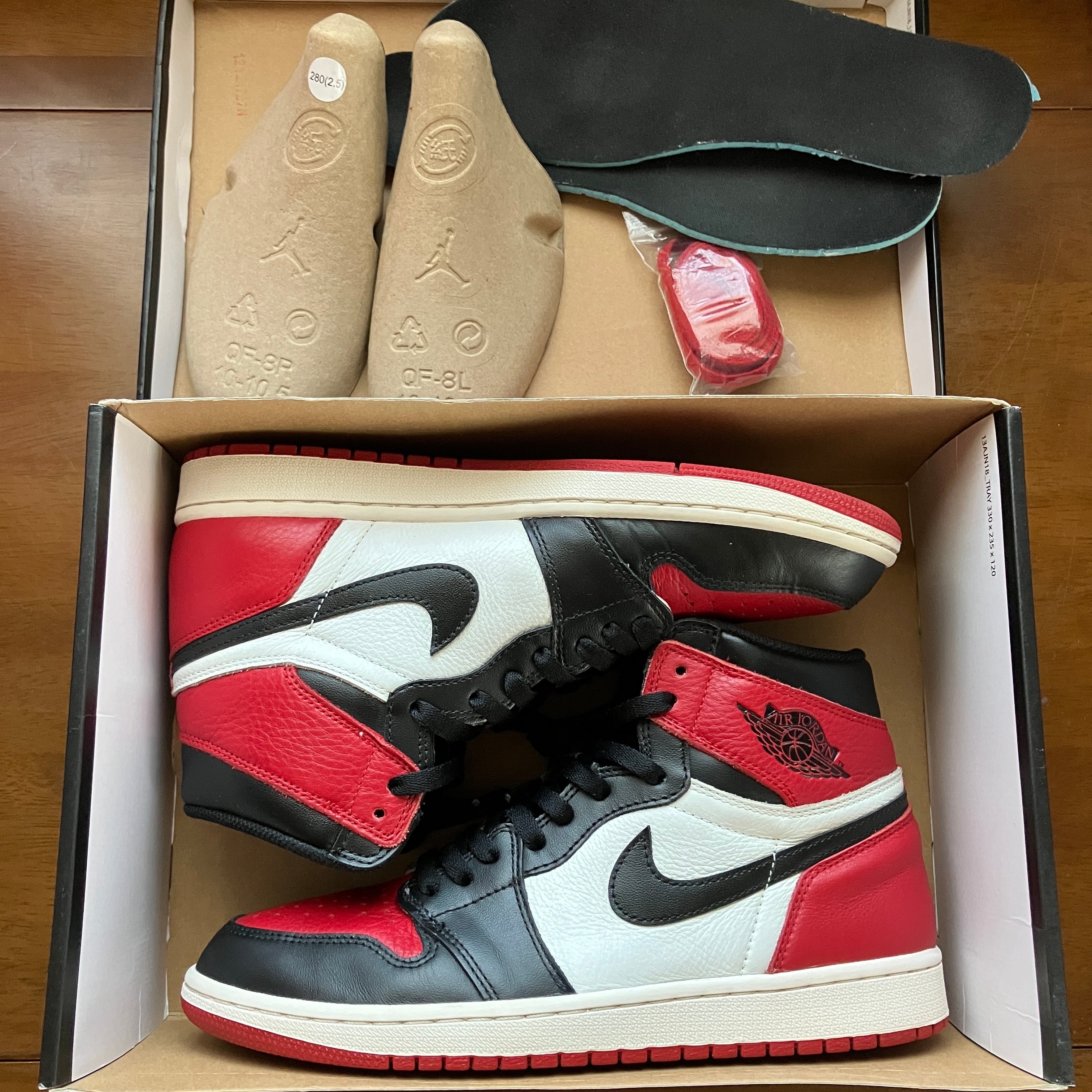 Nike Air Jordan 1 Retro High OG "Bred Toe"