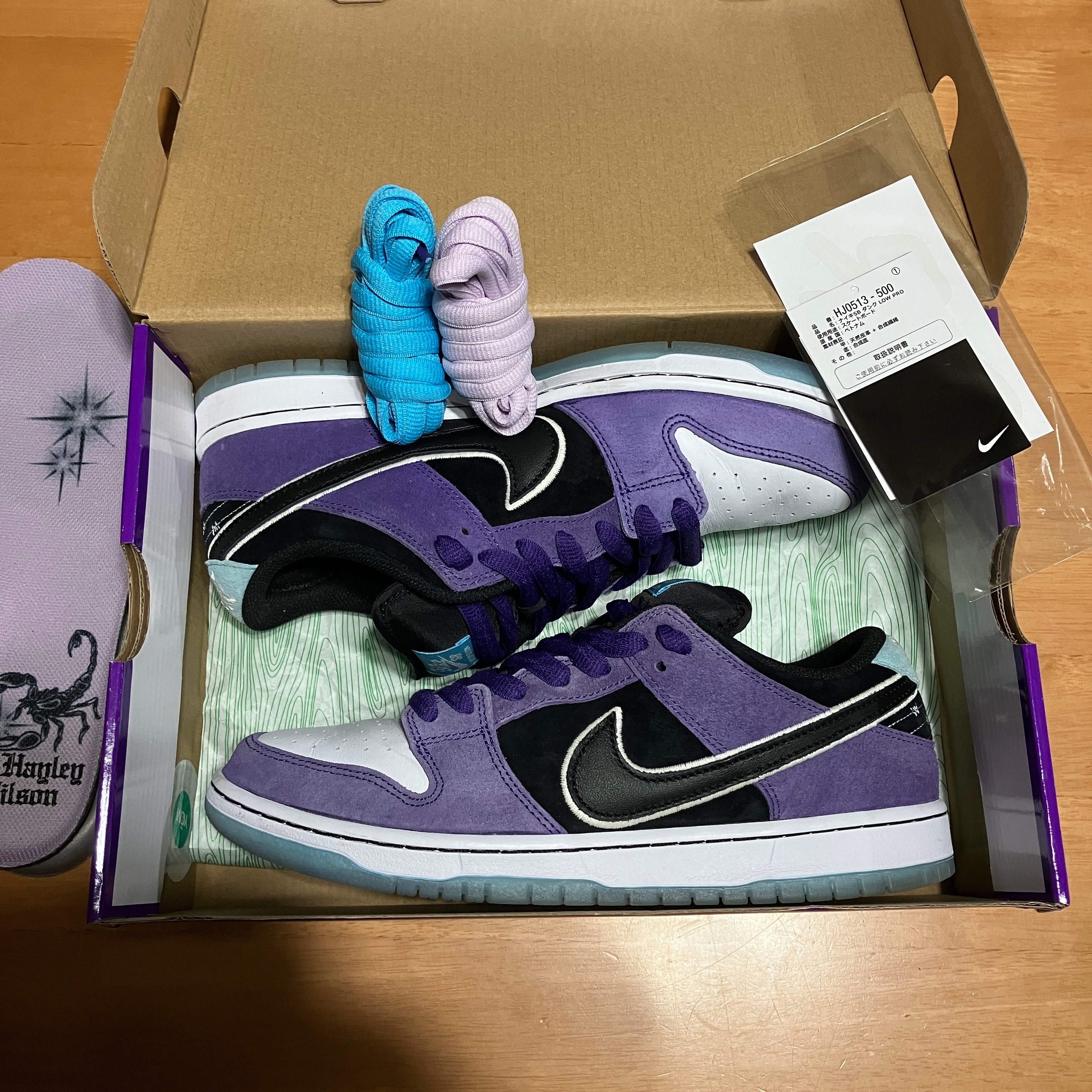 Hayley Wilson × Nike SB Dunk Low Pro "Black and Court Purple"