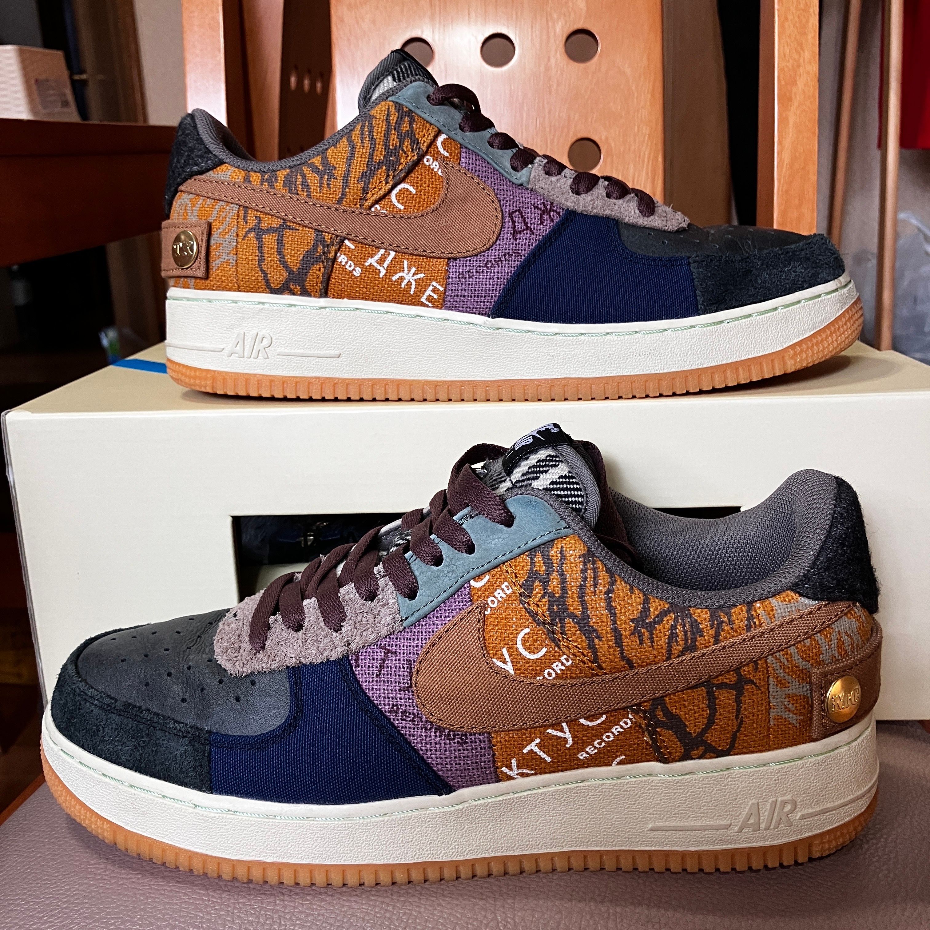 Travis Scott × Nike Air Force 1 Low Cactus Jack "Multi Color"