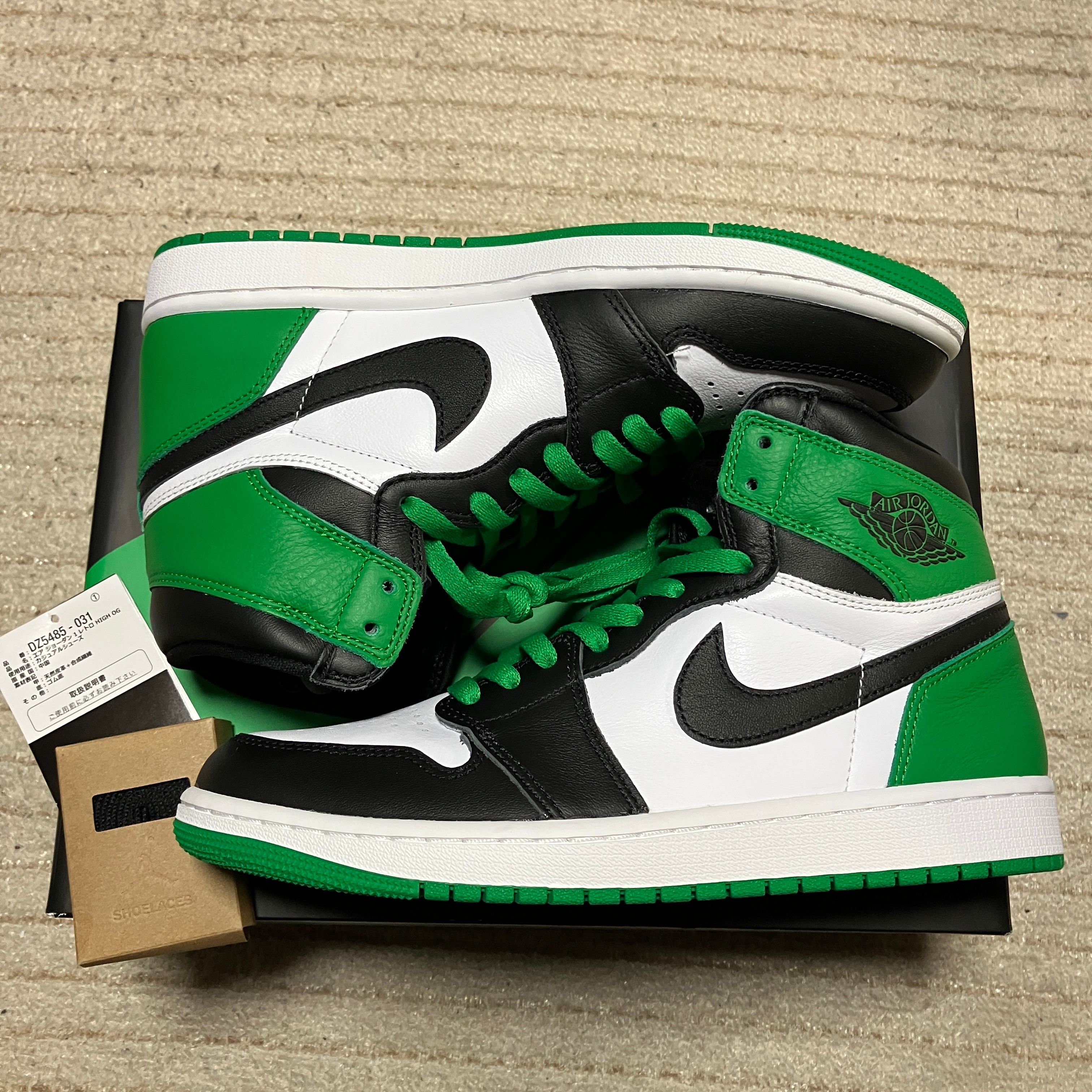 Nike Air Jordan 1 Retro High OG "Celtics/Black and Lucky Green" (2023)