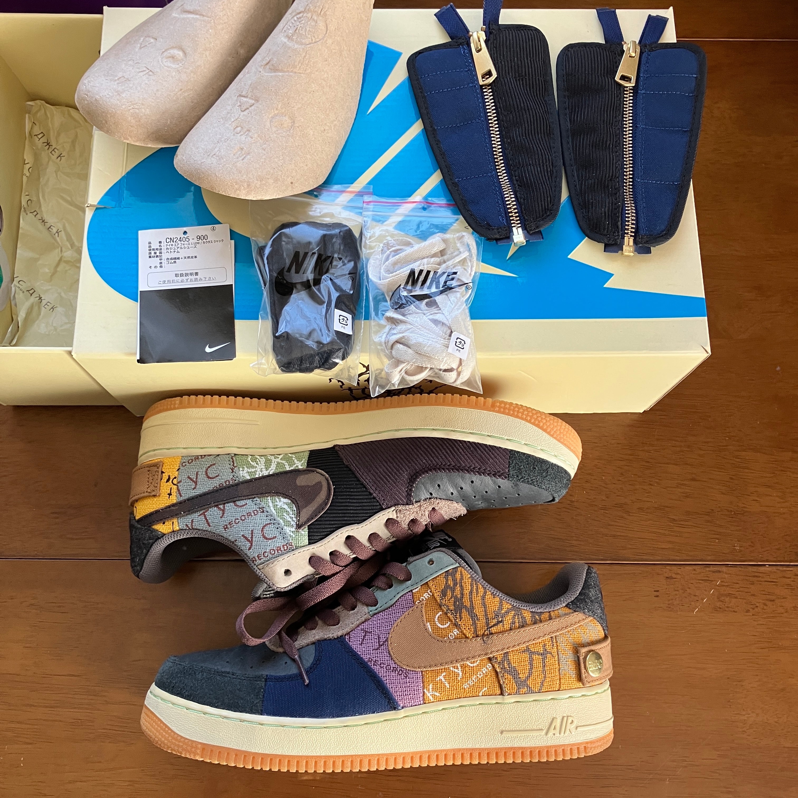 Travis Scott × Nike Air Force 1 Low Cactus Jack "Multi Color"