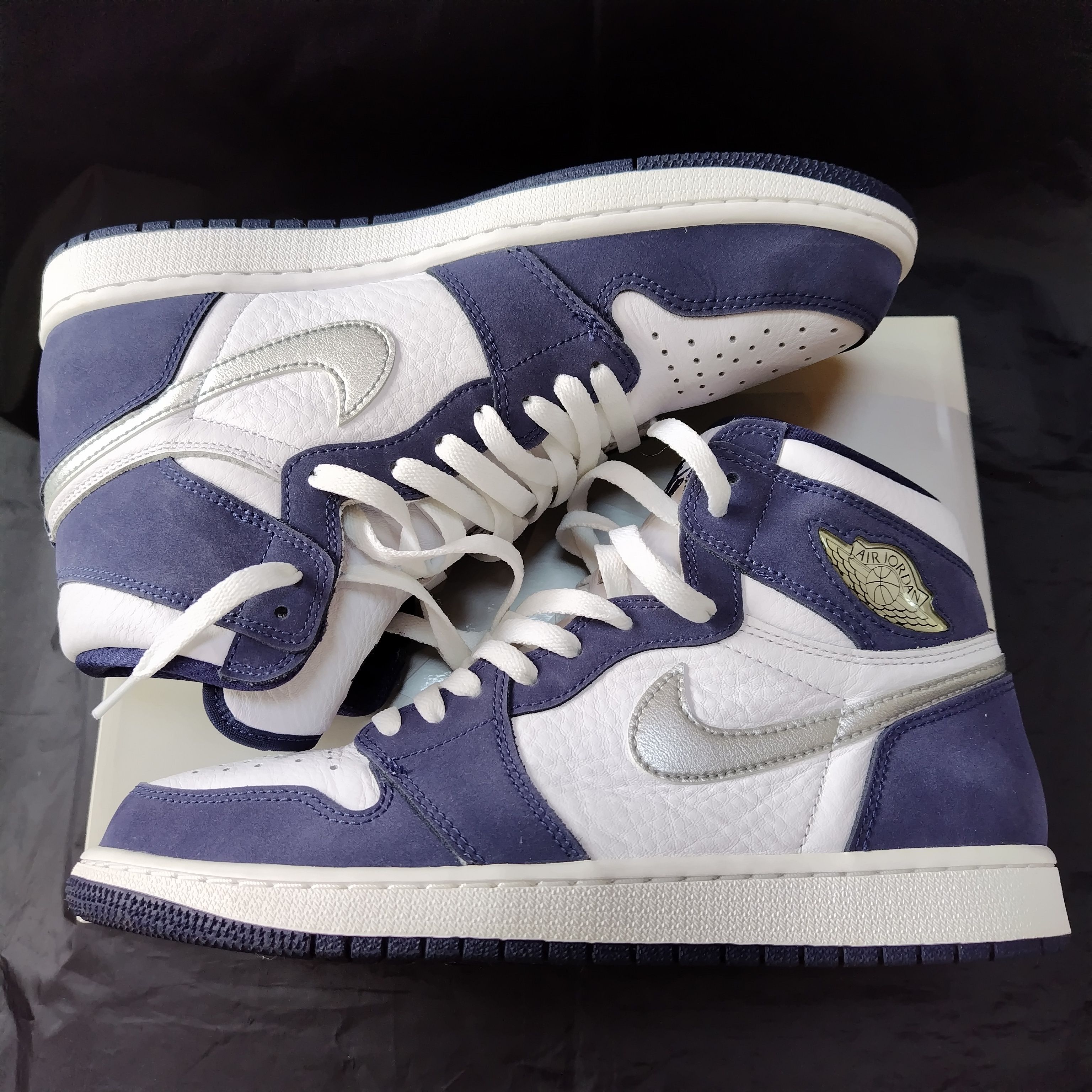 Nike Air Jordan 1 High OG CO.JP "White/Midnight Navy" (2020)(ブリーフケースなし)