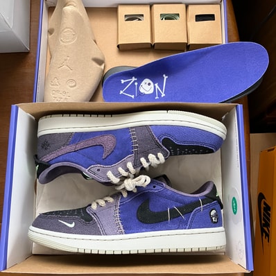 Zion Williamson × Nike Air Jordan 1 Low OG "Voodoo Alternate"