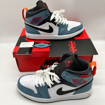 FACETASM × Nike Air Jordan 1 Mid "White/Navy"