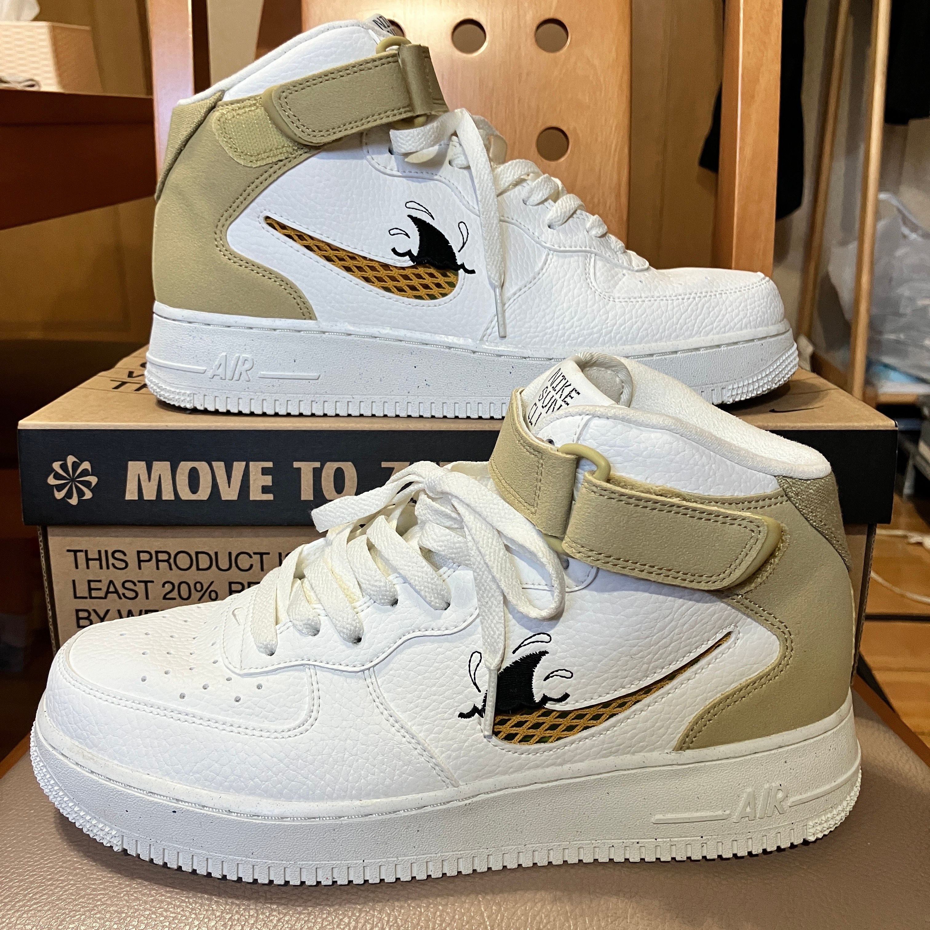 Nike Air Force 1 Mid Sun Club "White/Yellow"