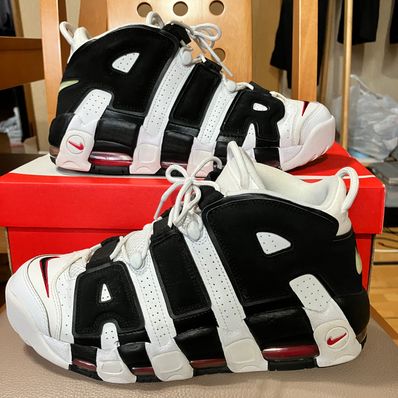 Nike Air More up Tempo "White/Black/University Red"(~2018)