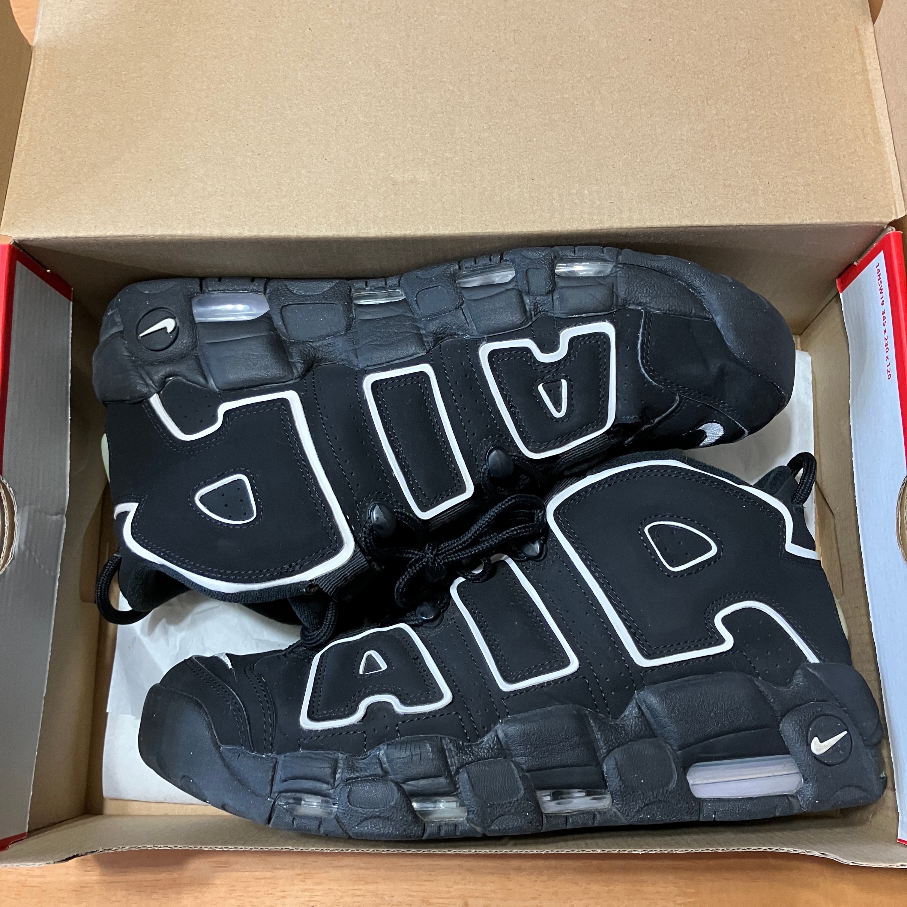 Nike Air More Uptempo "Black/White"(2020)