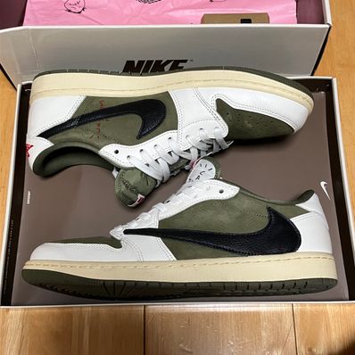Travis Scott × Nike Air Jordan 1 Low OG SP "Reverse Olive"
