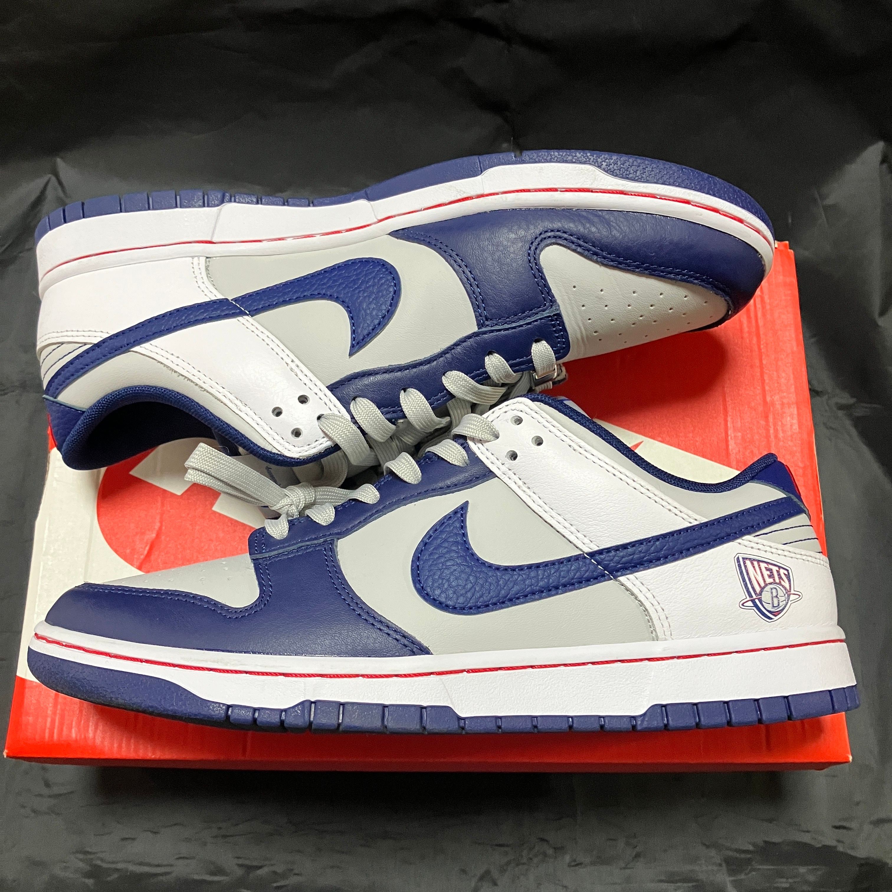 NBA × Nike Dunk Low EMB 75th Anniversary "Nets"