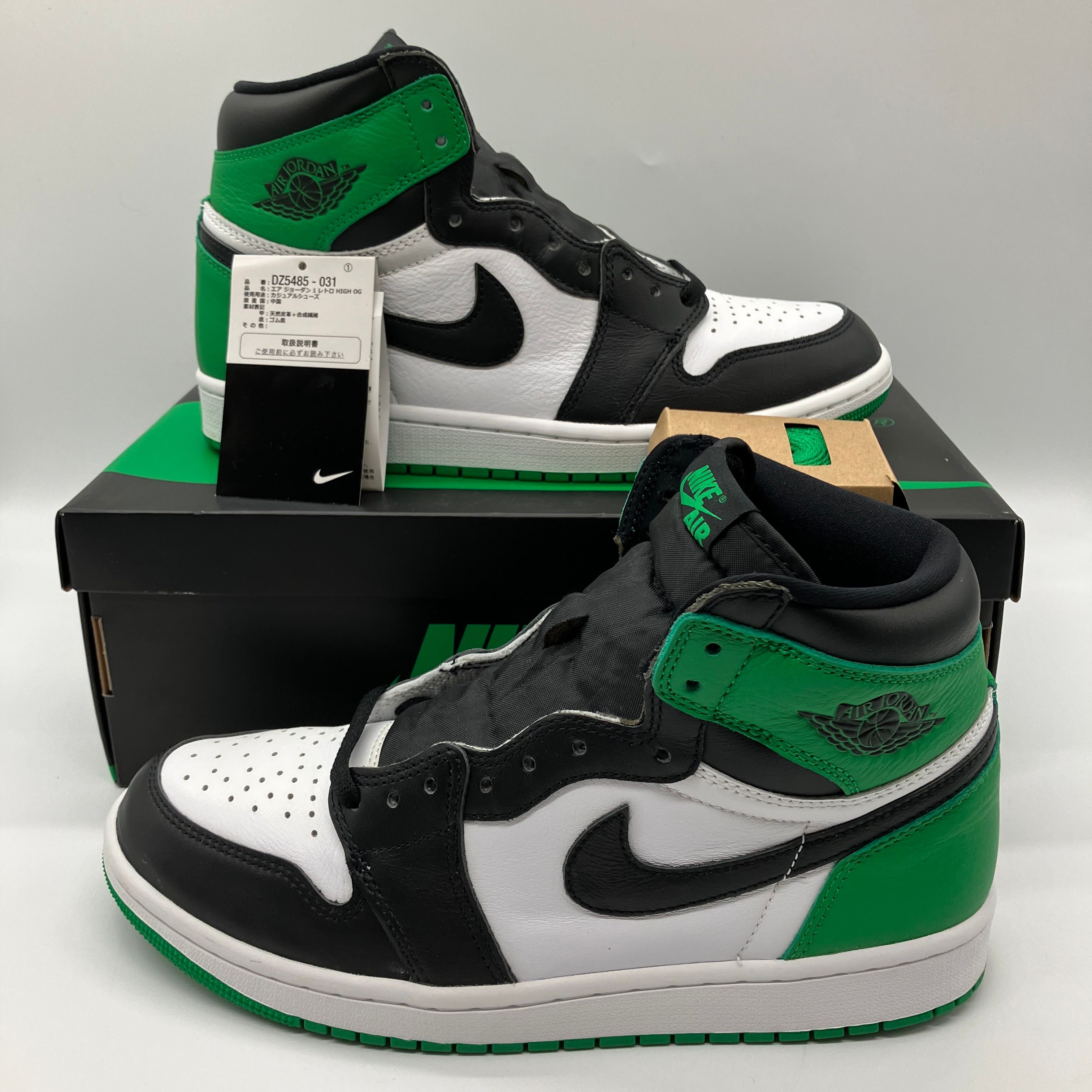 Nike Air Jordan 1 Retro High OG "Celtics/Black and Lucky Green" (2023)