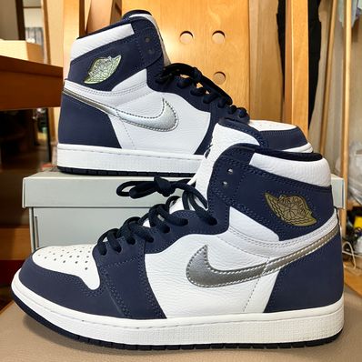 Nike Air Jordan 1 High OG CO.JP "White/Midnight Navy" (2020)(ブリーフケースなし)