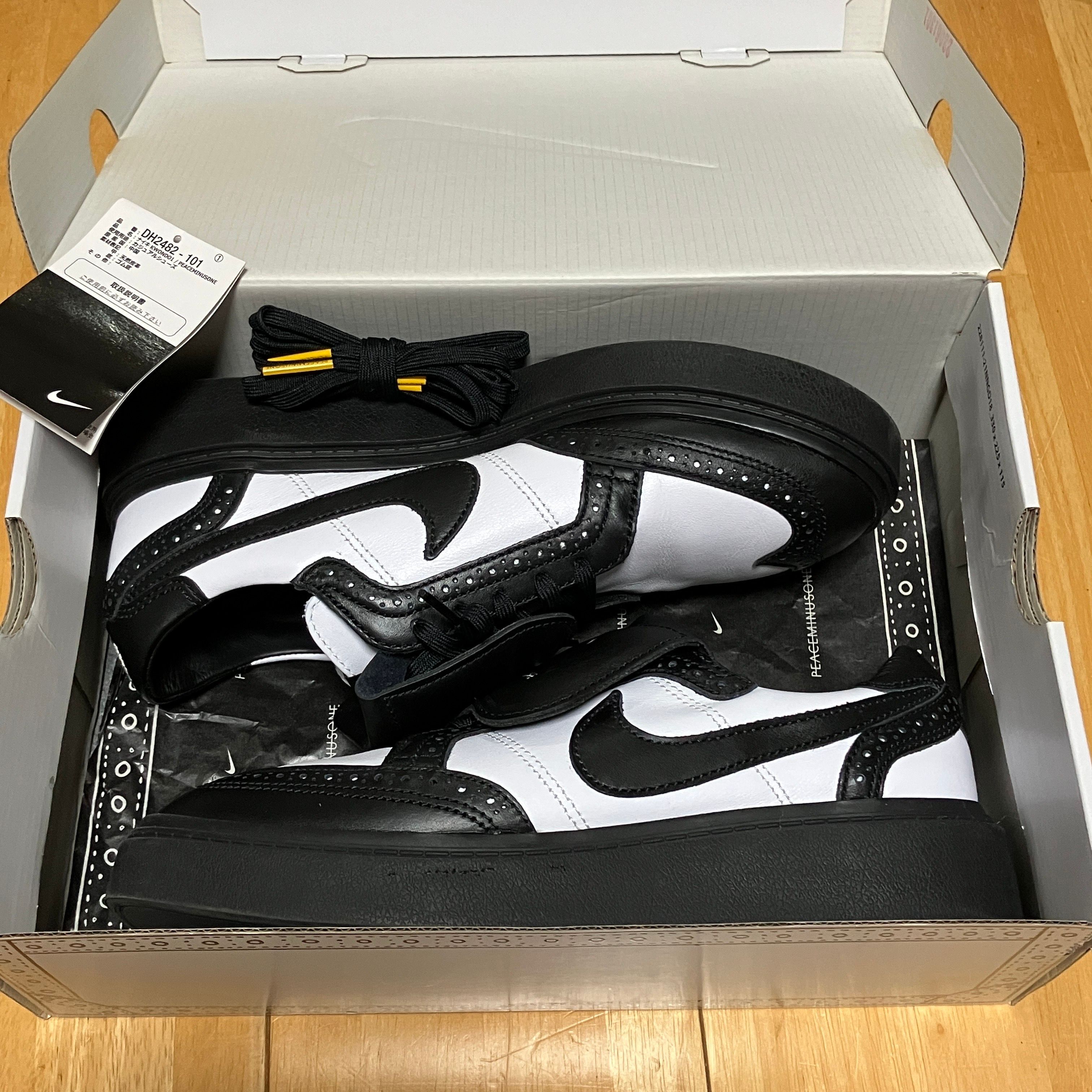 PEACEMINUSONE × Nike Kwondo 1 "Black and White" / G-DRAGON