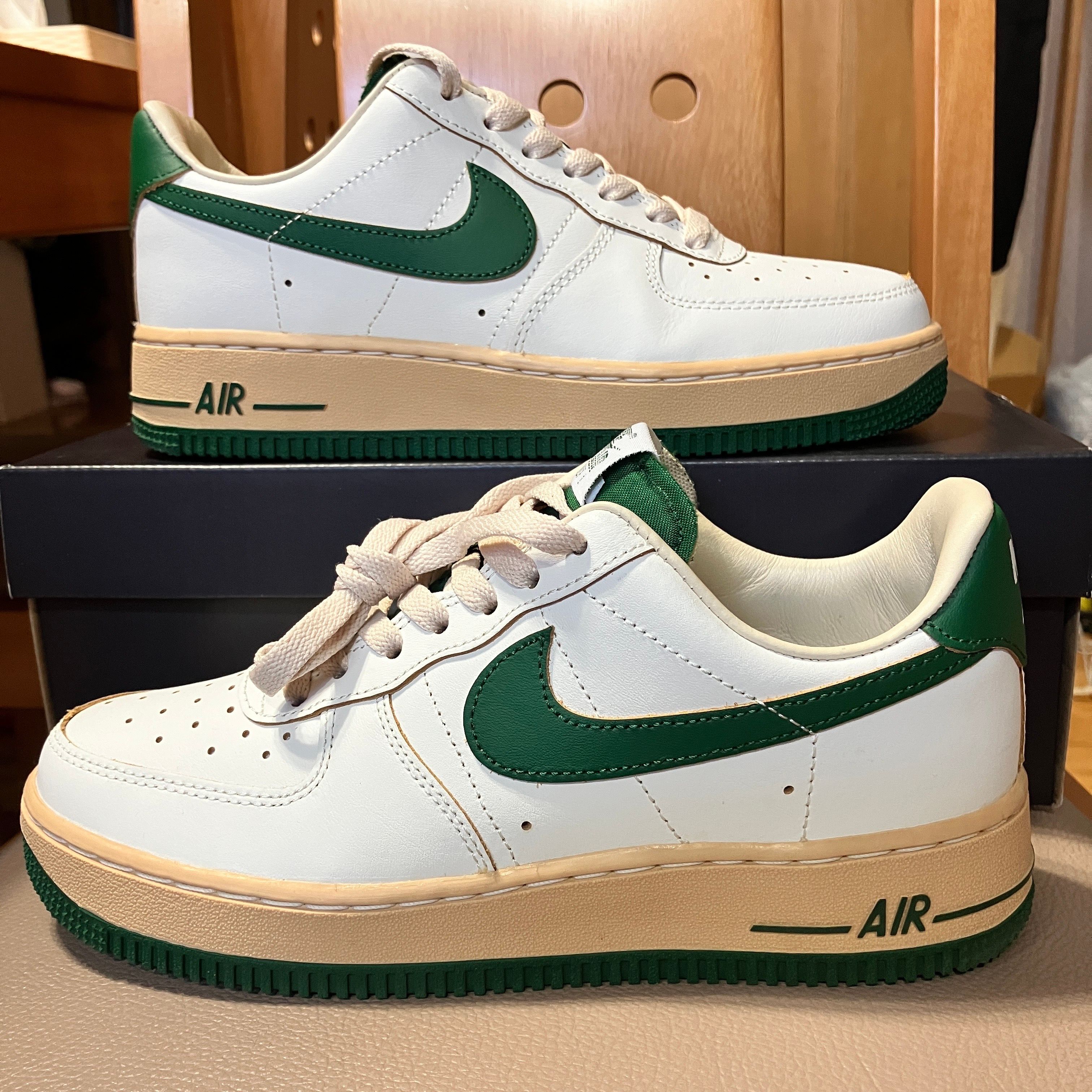 Nike Women's Air Force 1 Low "Green and Muslin"
