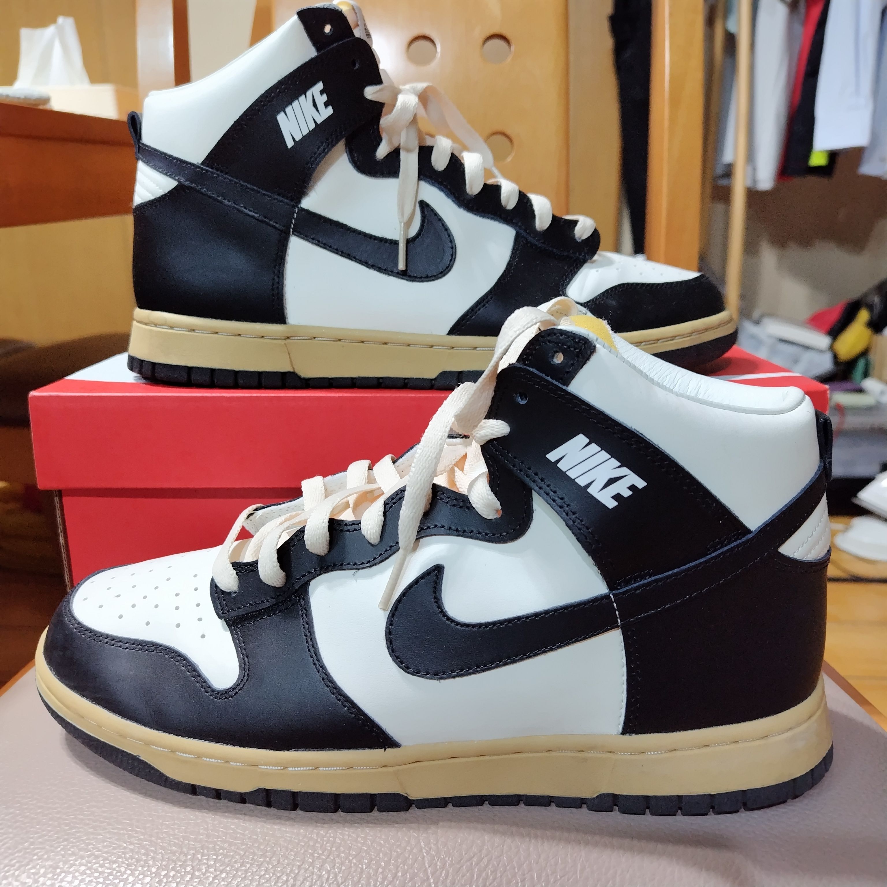 Nike Women's Dunk High "Black and Sail"