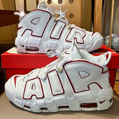 NIKE AIR MORE UPTEMPO "WHITE/VARSITY RED" (2021)