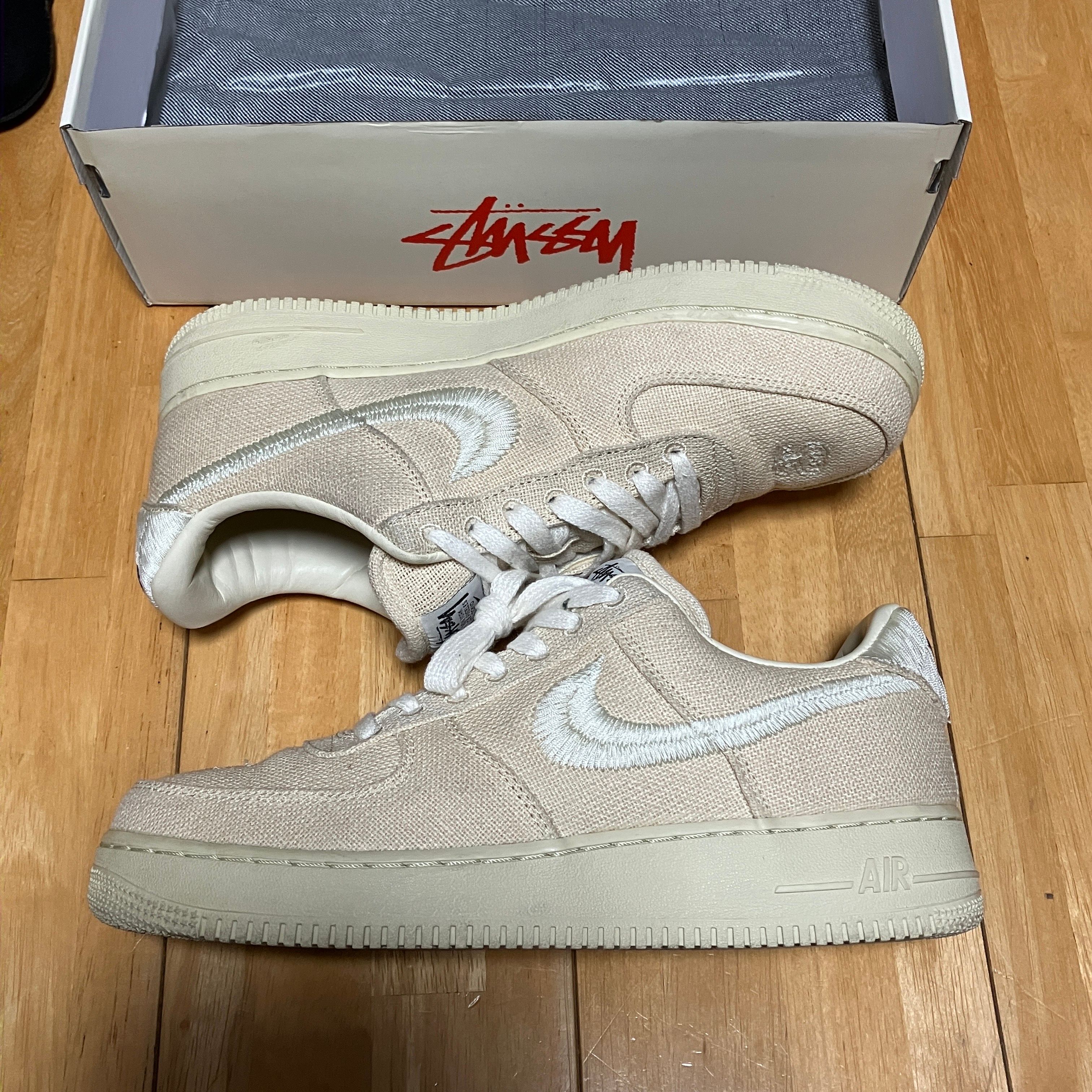 Stussy × Nike Air Force 1 Low "Fossil Stone"