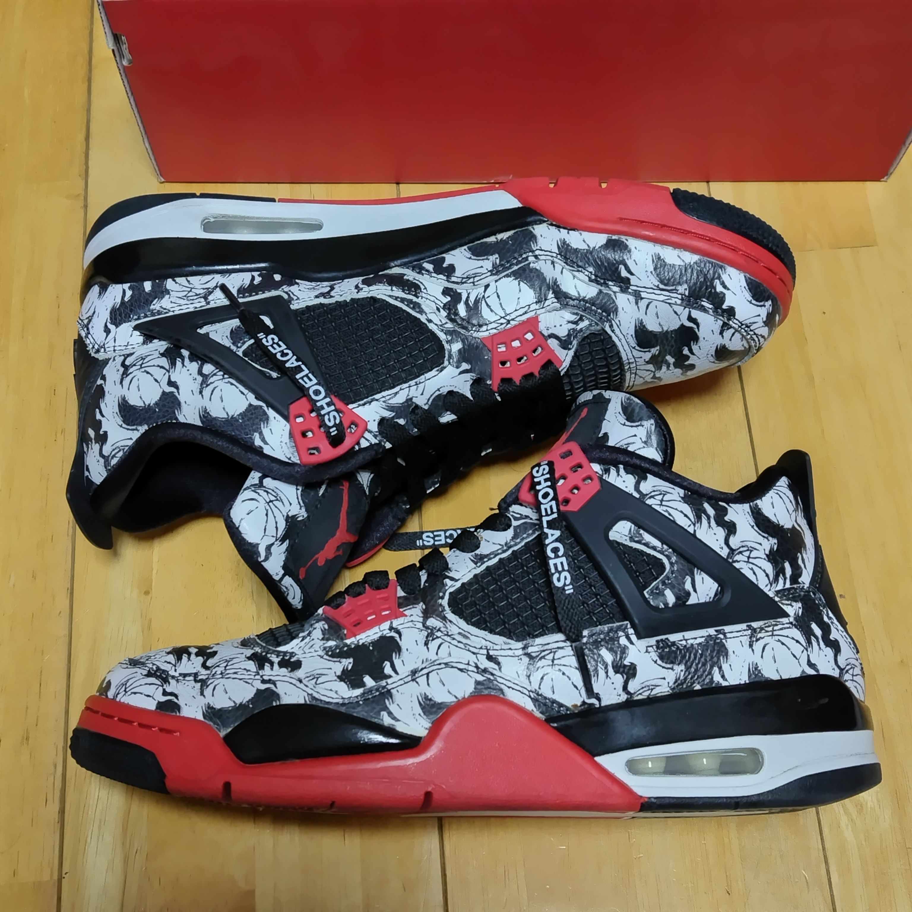 ジョーダン4レトロ JORDAN BRAND AIR JORDAN 4 RETRO BLACK/WHITE-ANTHRACITE-BLACK