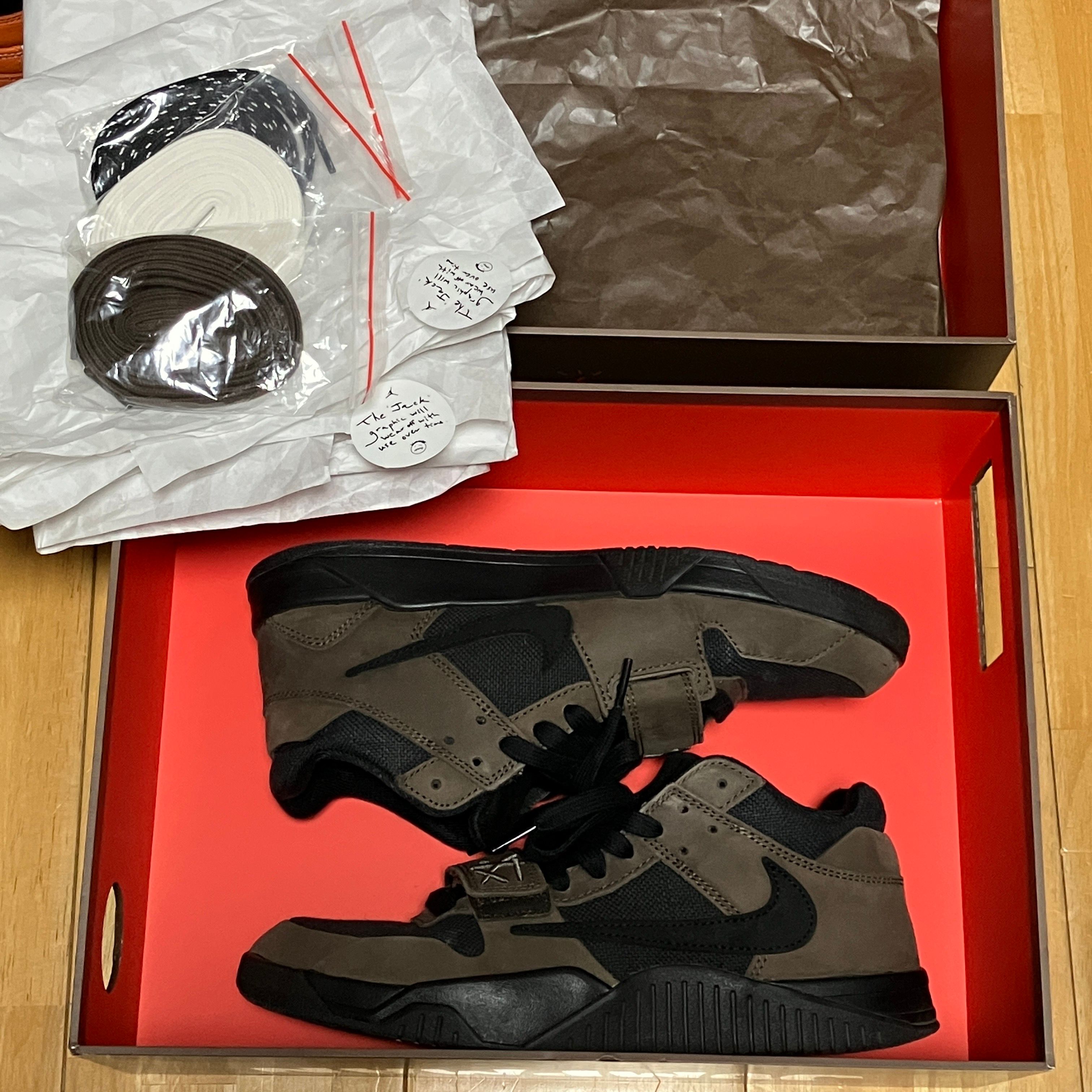 Travis Scott × Nike Jordan Jumpman Jack TR CJ1 T-Rexx "Black and Dark Mocha"