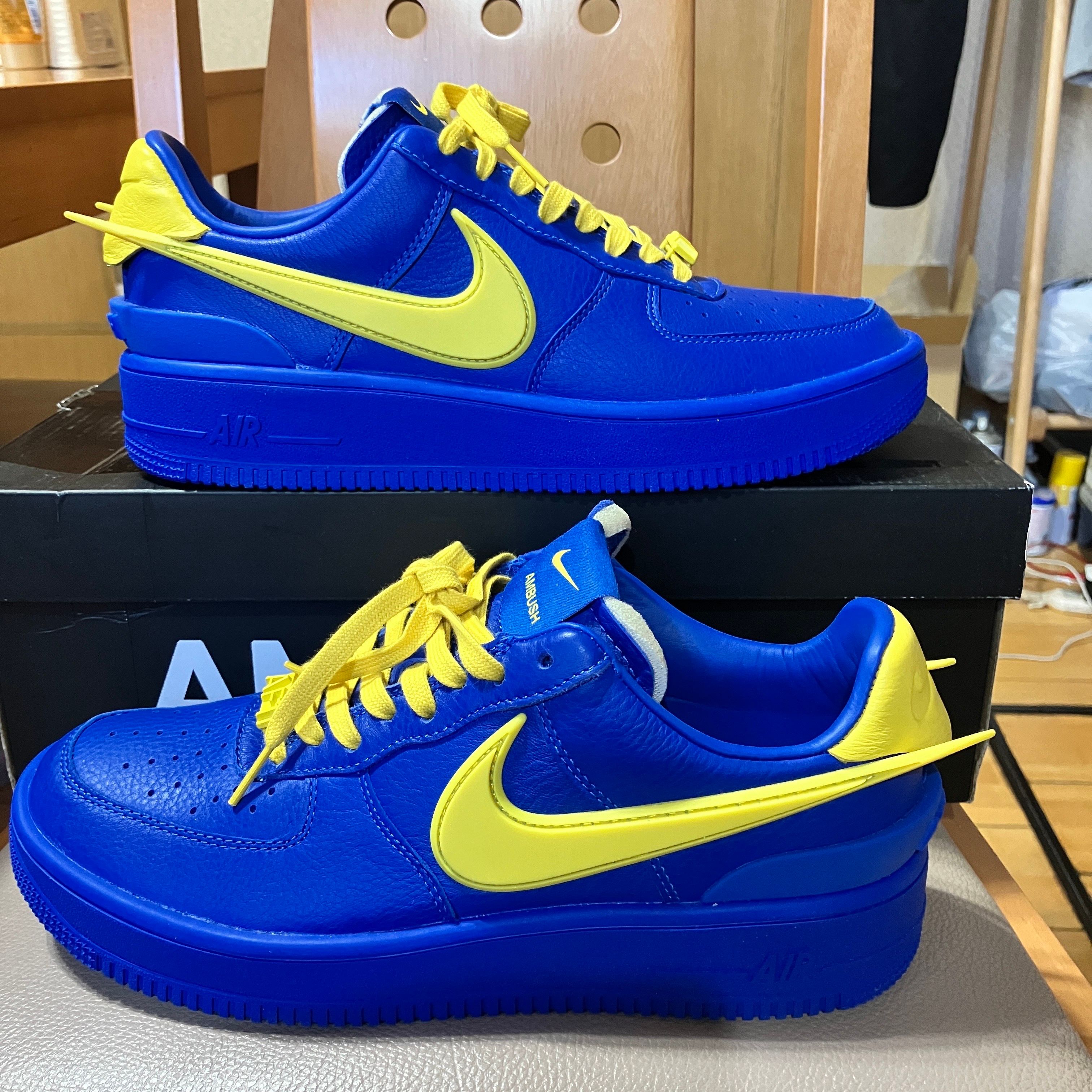 AMBUSH × Nike Air Force 1 Low "Game Royal and Vivid Sulfur"