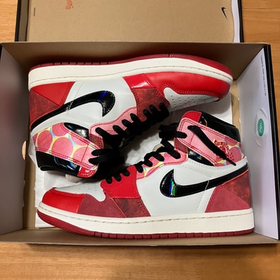 Spider-Man × Nike Air Jordan 1 Retro High OG SP "Spider-Man: Across the Spider-Verse/University Red"