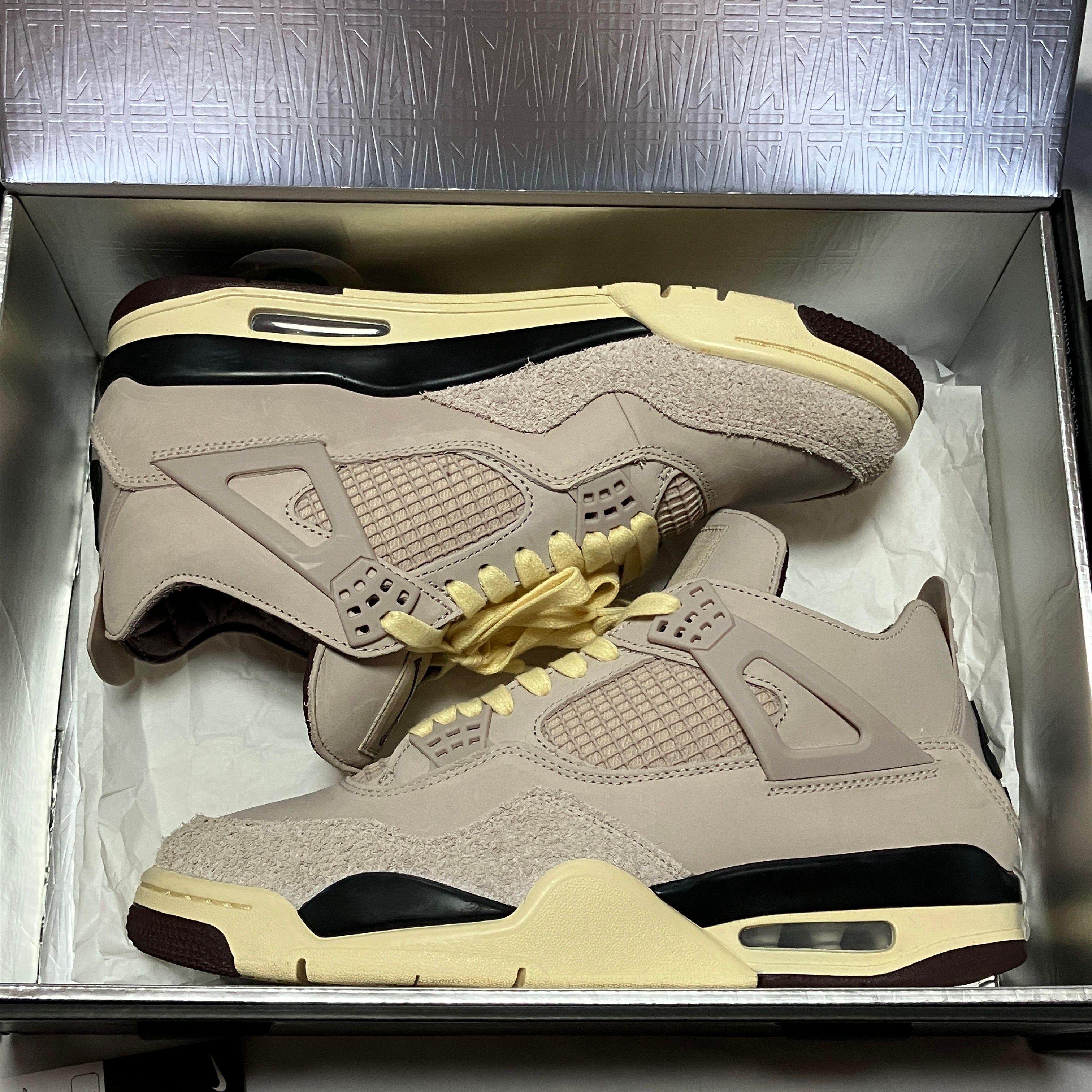A Ma Maniere × Nike Women's Air Jordan 4 Retro OG SP "Fossil Stone/WYWS"