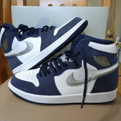 Nike Air Jordan 1 High OG CO.JP "White/Midnight Navy" (2020)(ブリーフケースなし)