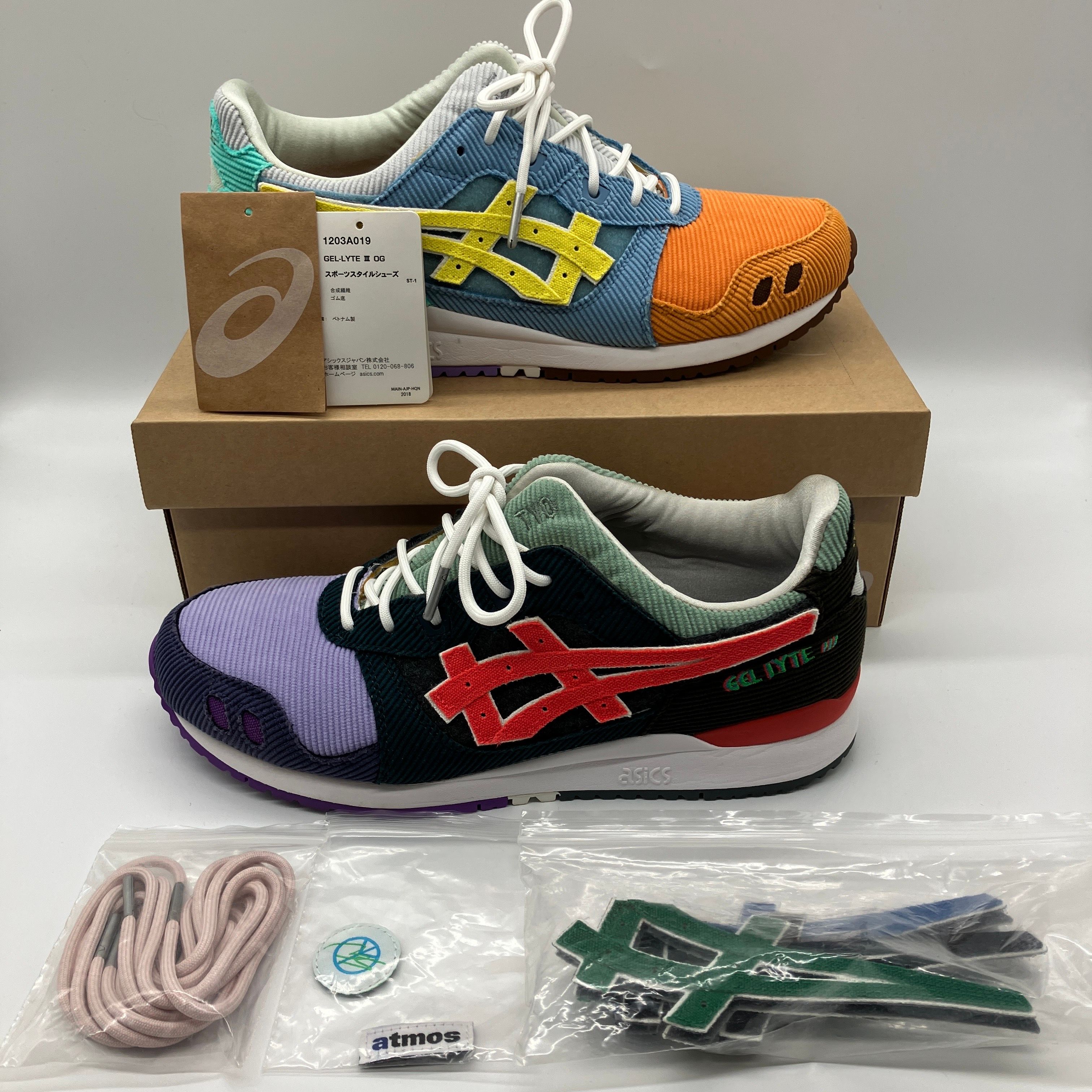 Sean Wotherspoon × atmos × Asics Gel-Lyte 3 OG "Multi"