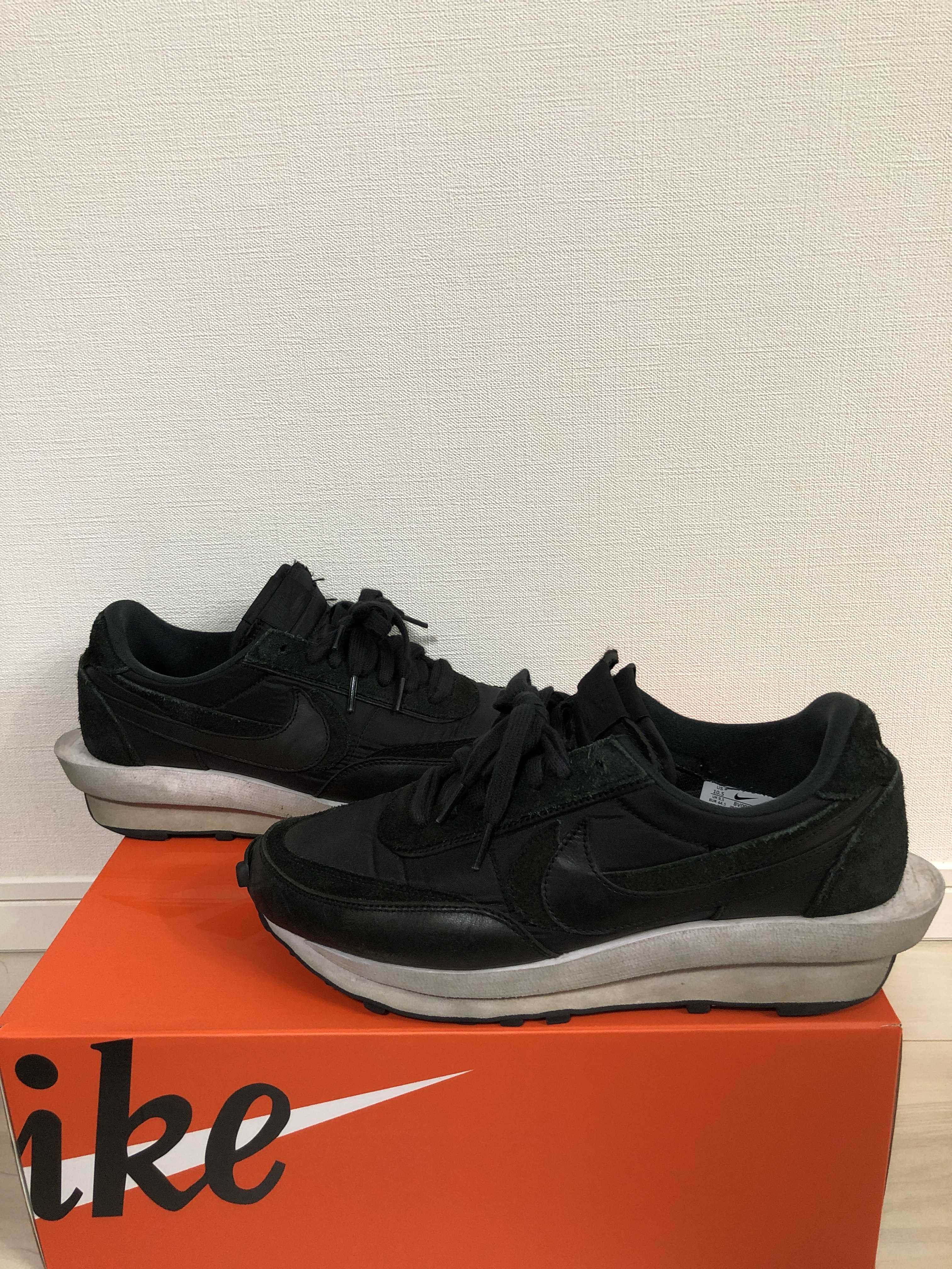 sacai × Nike LDV Waffle "Triple Black"