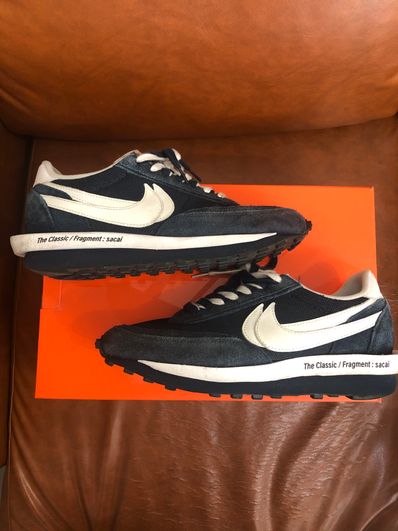 Fragment × sacai × Nike LD Waffle "Blackended Blue"