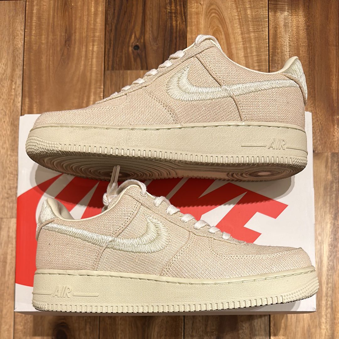 Stussy × Nike Air Force 1 Low "Fossil Stone"