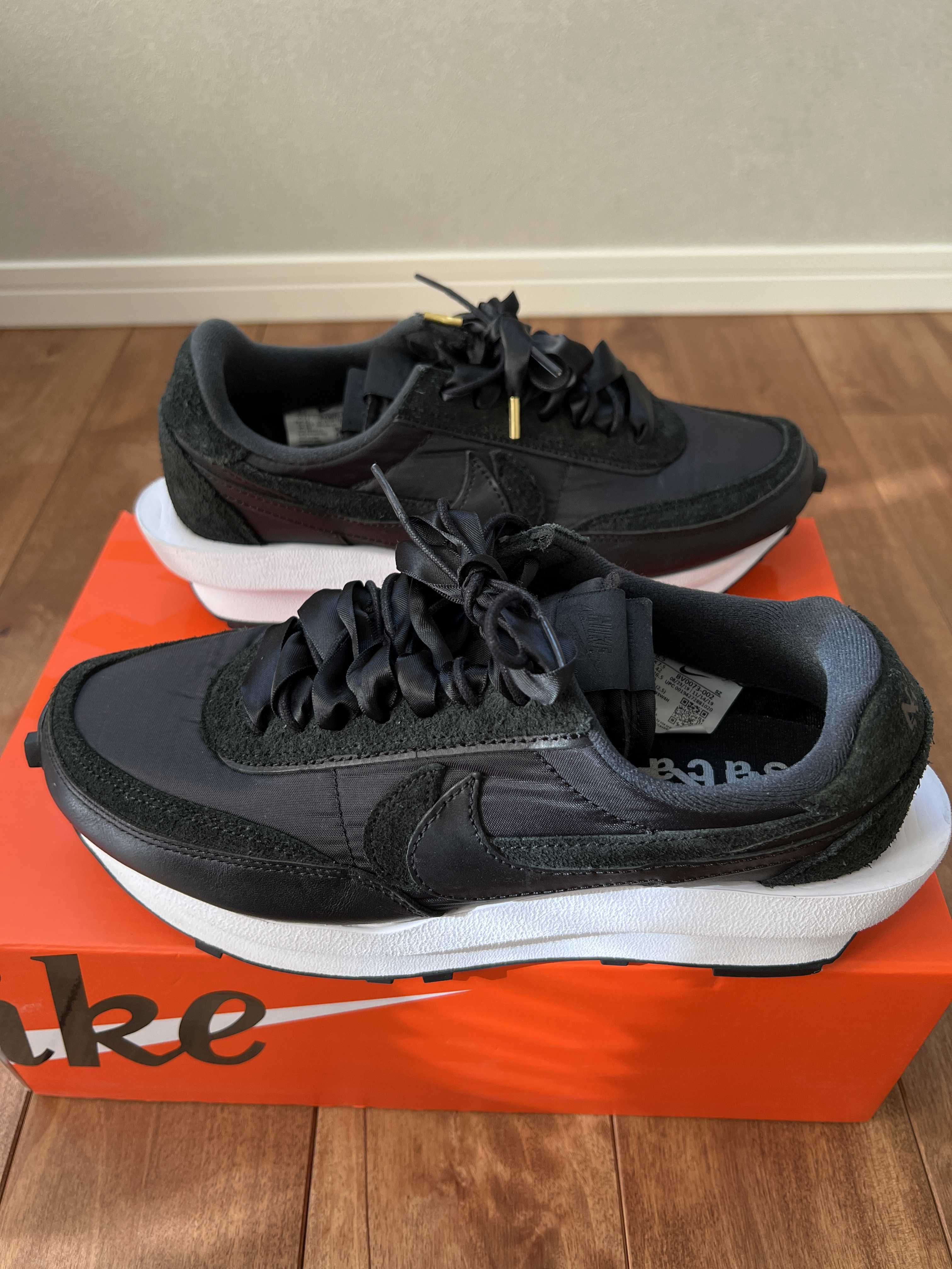 sacai × Nike LDV Waffle "Triple Black"