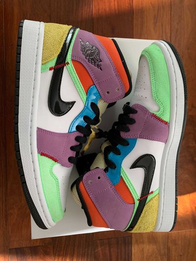 Nike Women's Air Jordan 1 Mid "Multi Color"
