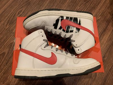 UNDEFEATED × Nike Dunk Lux High "White Infrared"