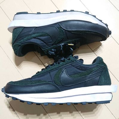 sacai × Nike LDV Waffle "Triple Black"