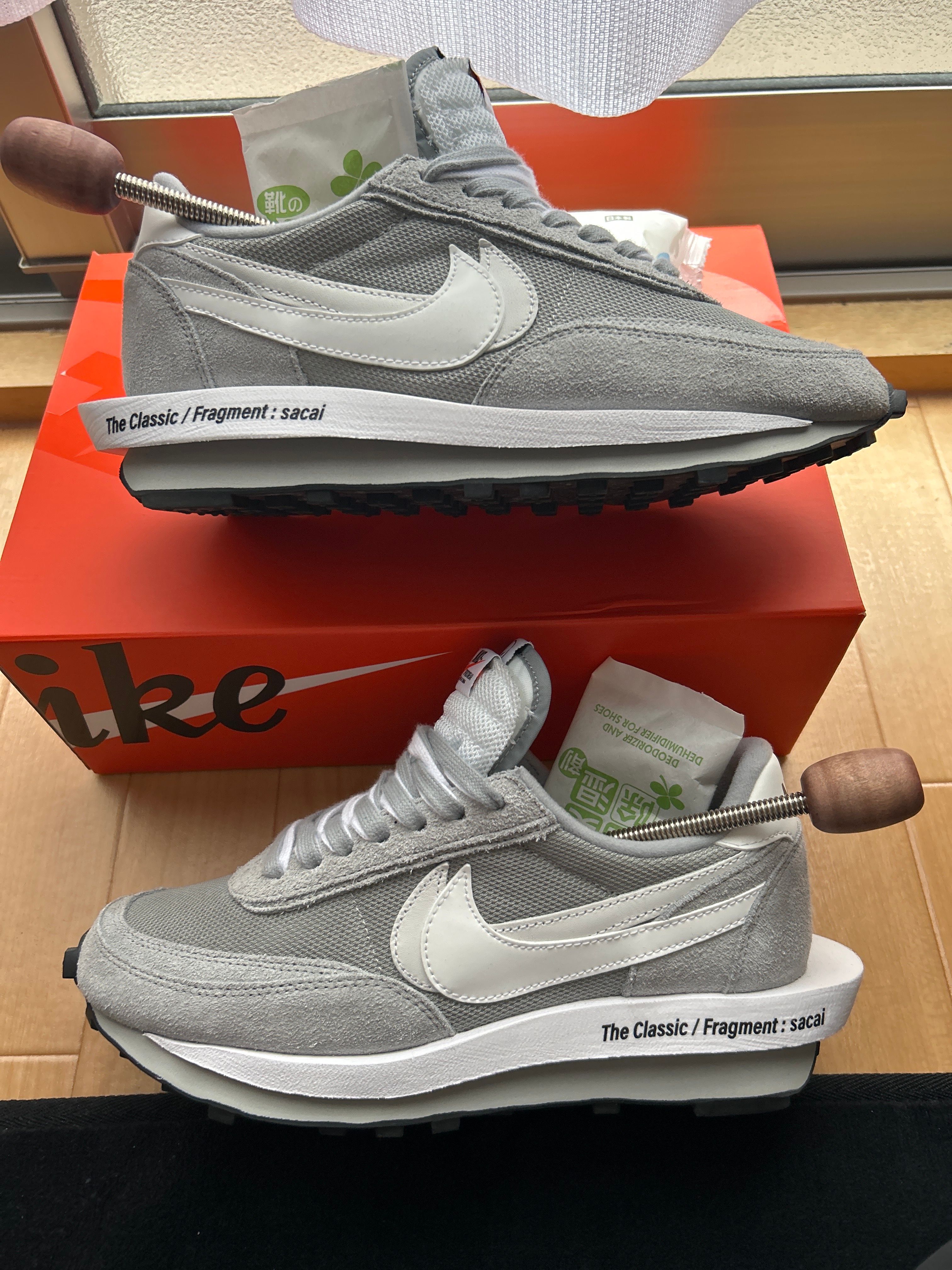 Fragment × sacai × Nike LD Waffle "Light Smoke Grey"