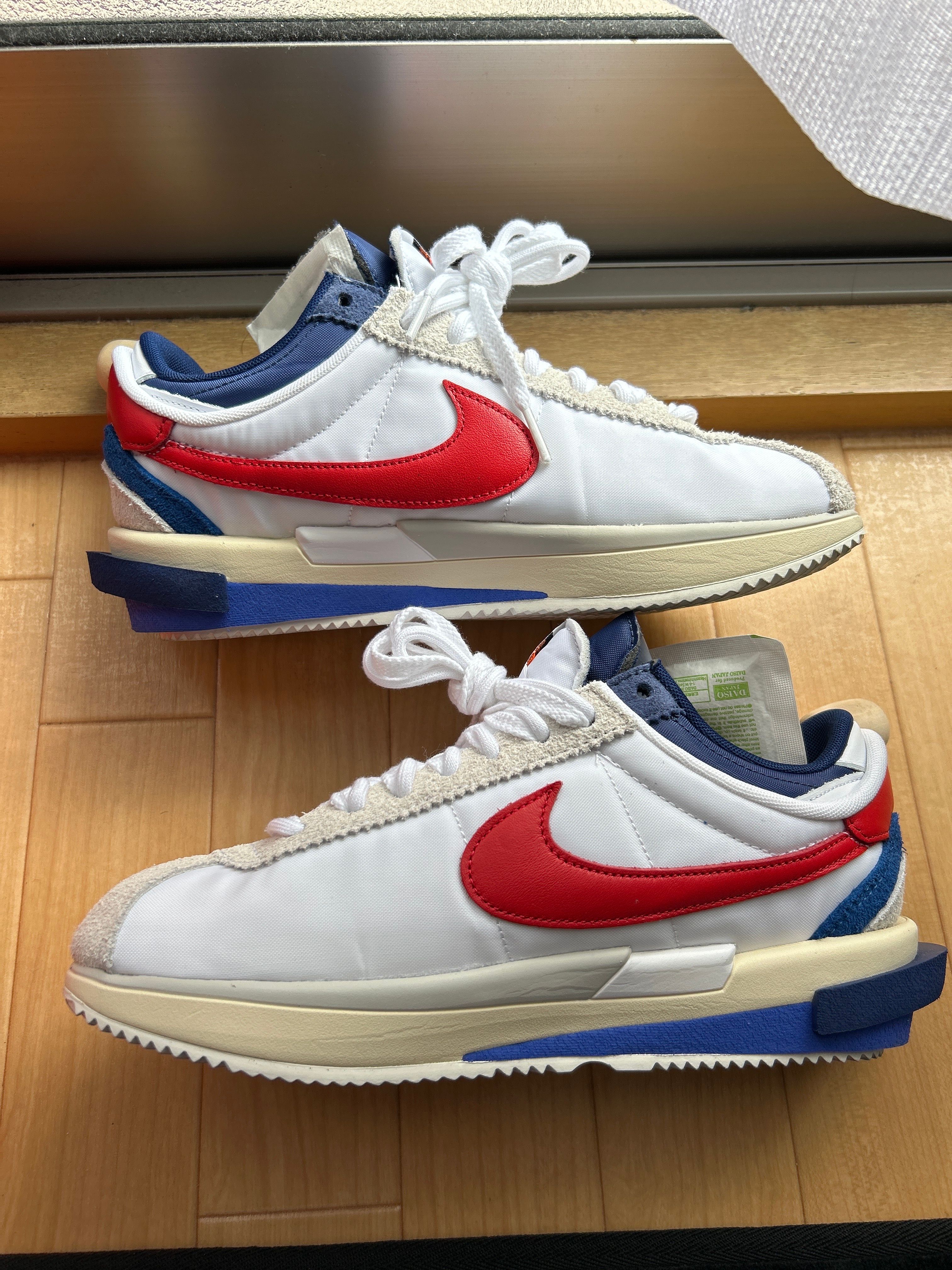sacai × Nike Zoom Cortez "White and University Red"