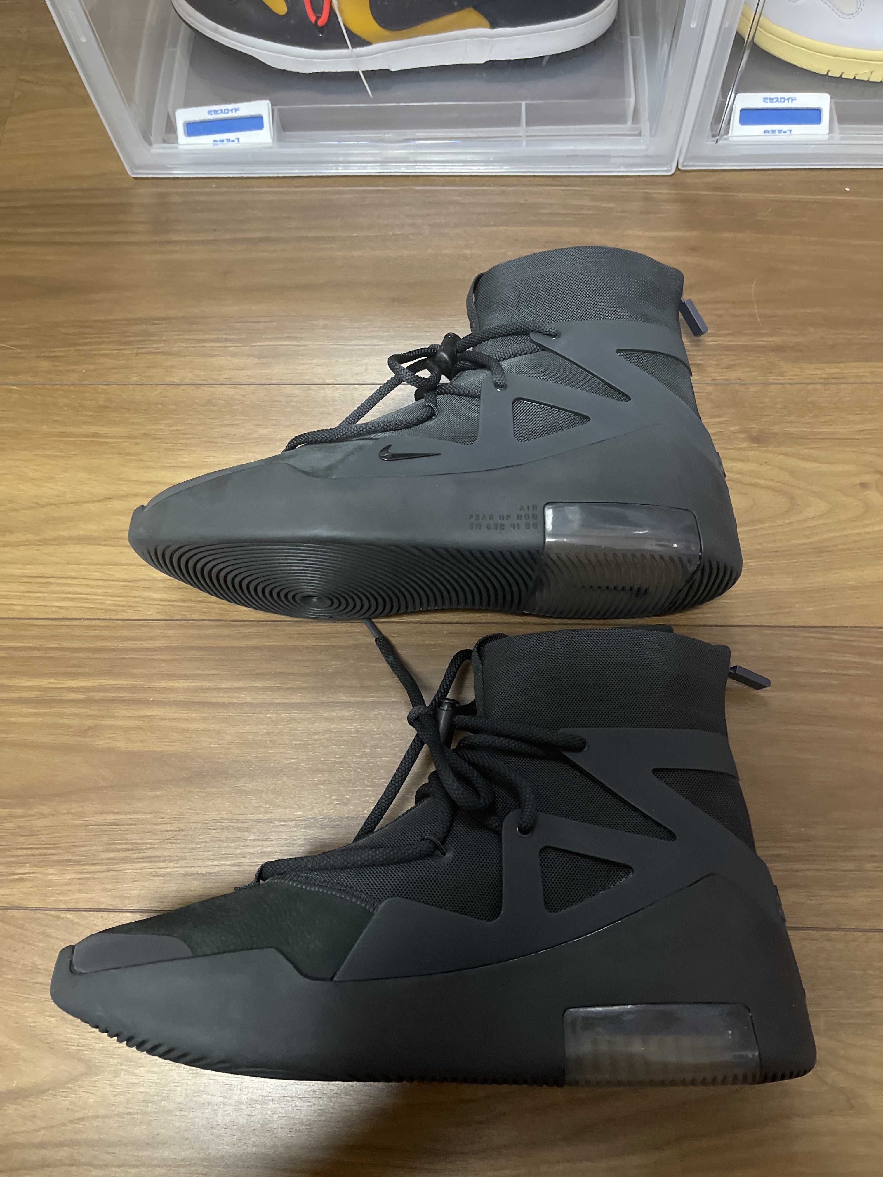 Fear Of God × Nike Air  1 "Triple Black"