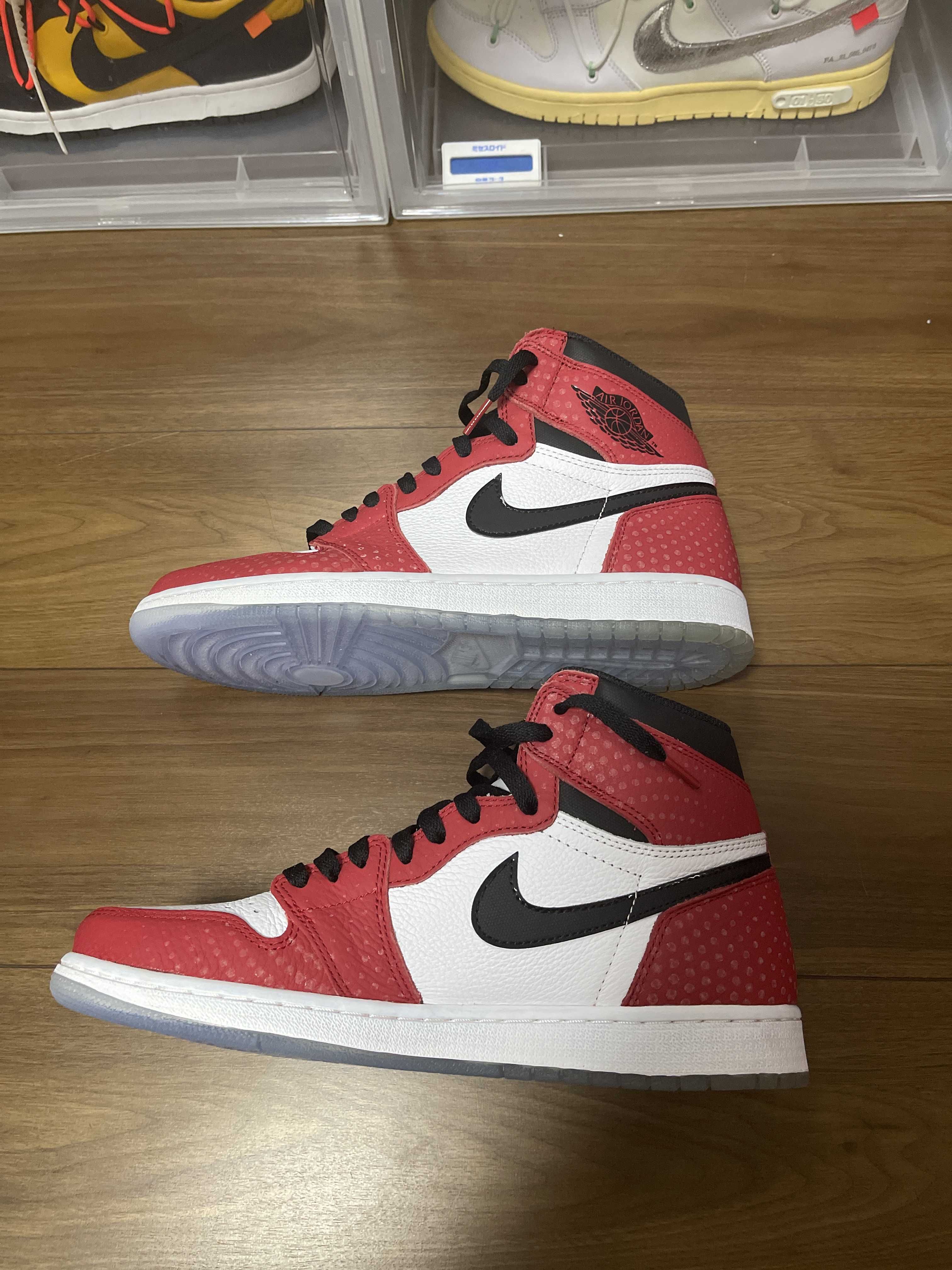 Spiderman × Nike Air Jordan 1 Origin Story "Gym Red/White/Photo Blue/Black"