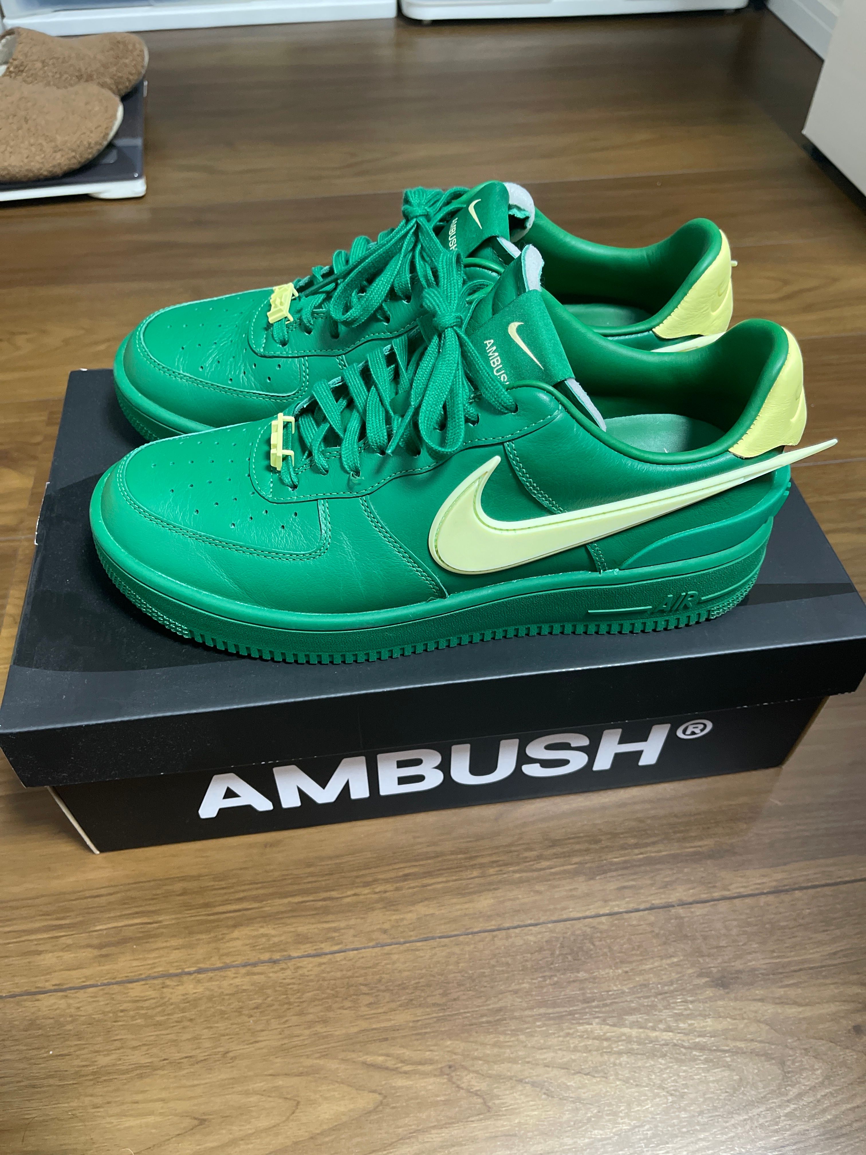AMBUSH × Nike Air Force 1 Low "Pine Green and Citron"