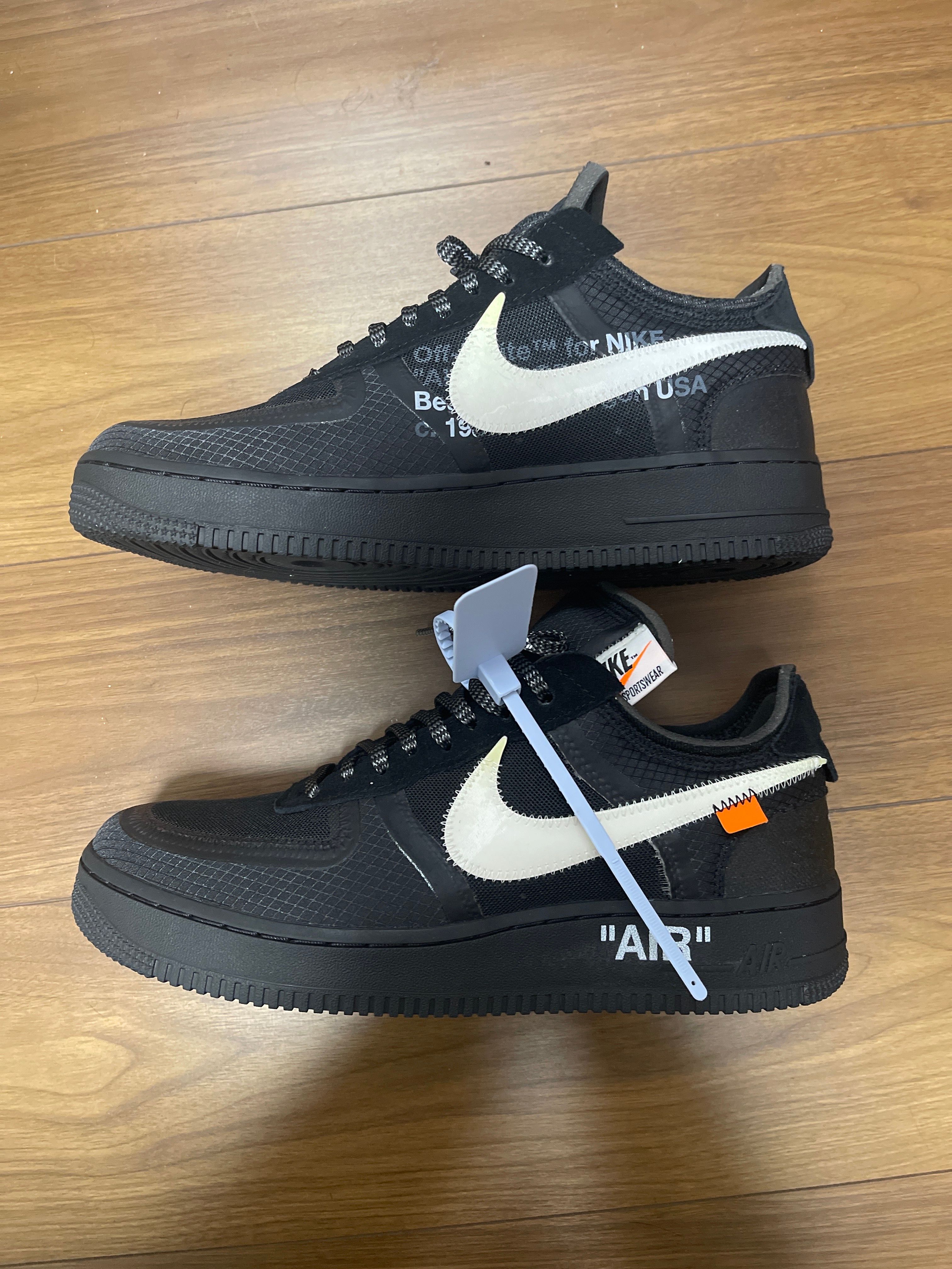 Off-White × Nike Air Force 1 Low "Black"