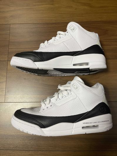 Fragment × Nike Air Jordan 3 "White/Black"