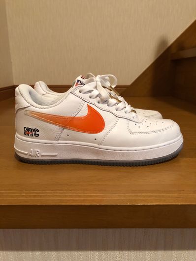 KITH × Nike Air Force 1 Low "White/Rush Blue/White/Brilliant Orange"