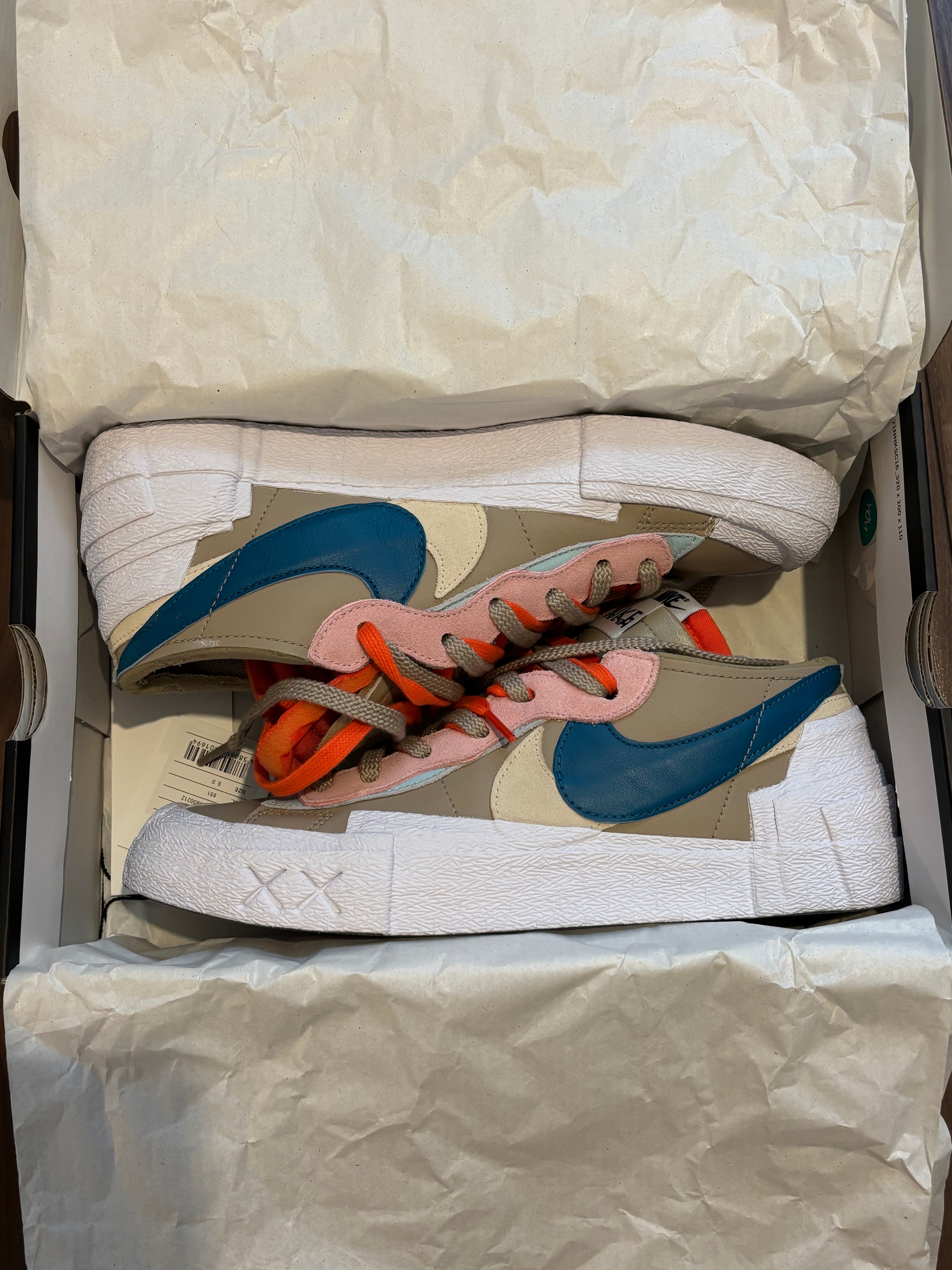 KAWS × sacai × Nike Blazer Low "Reed"