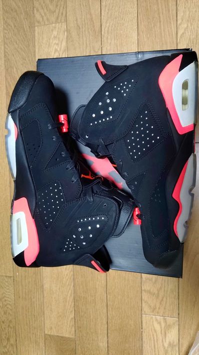 NIKE AIR JORDAN 6 RETRO "INFRARED BLACK" (2014)