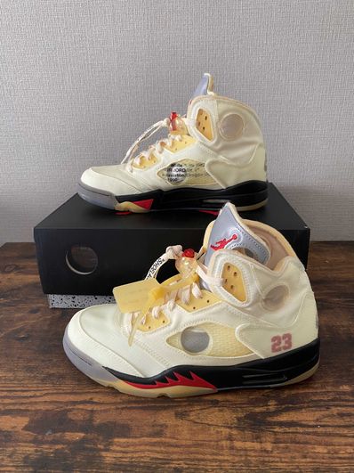 Off-White × Nike Air Jordan 5 "Sail"