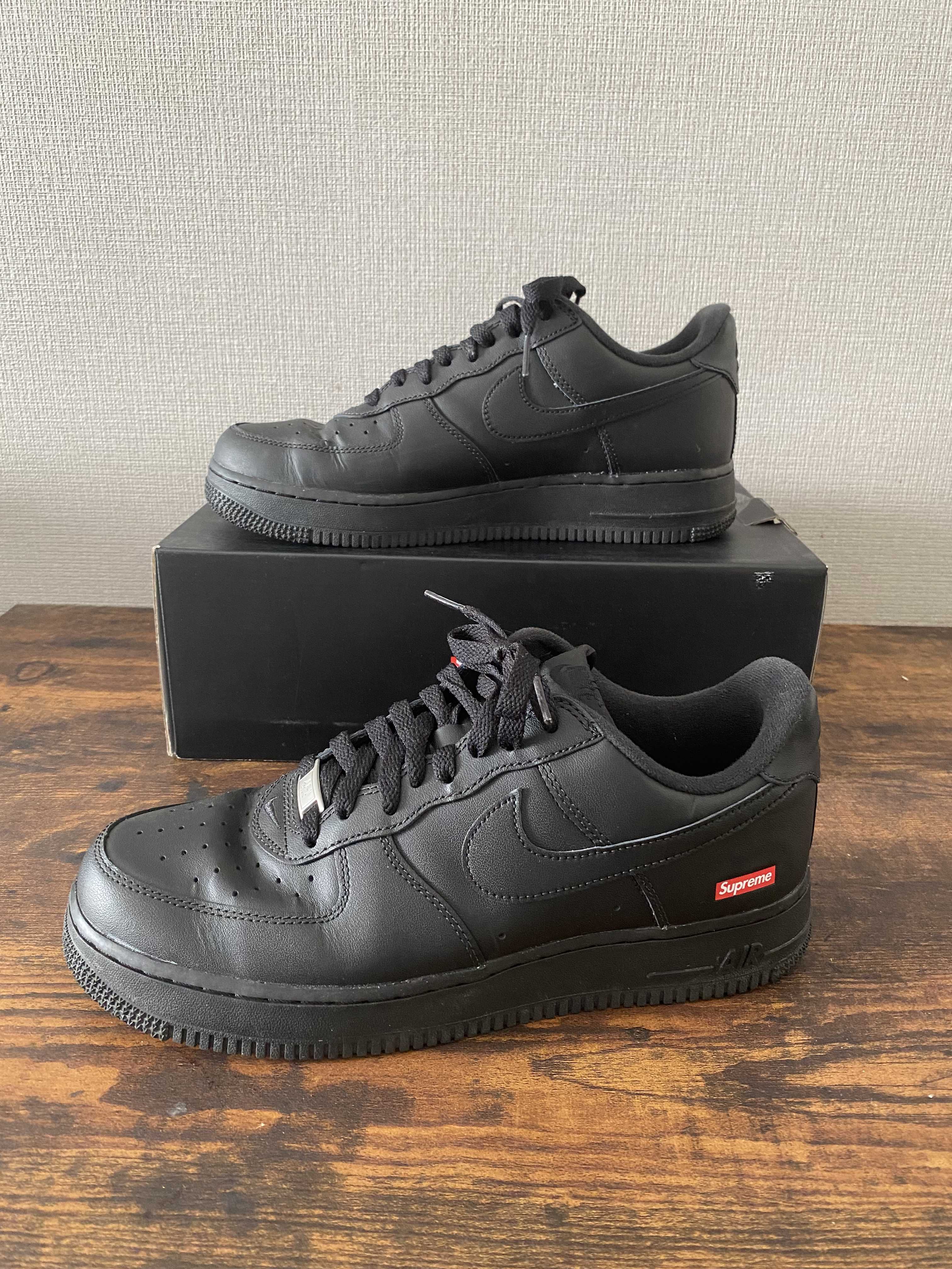 Supreme × Nike Air Force 1 Low "Black"